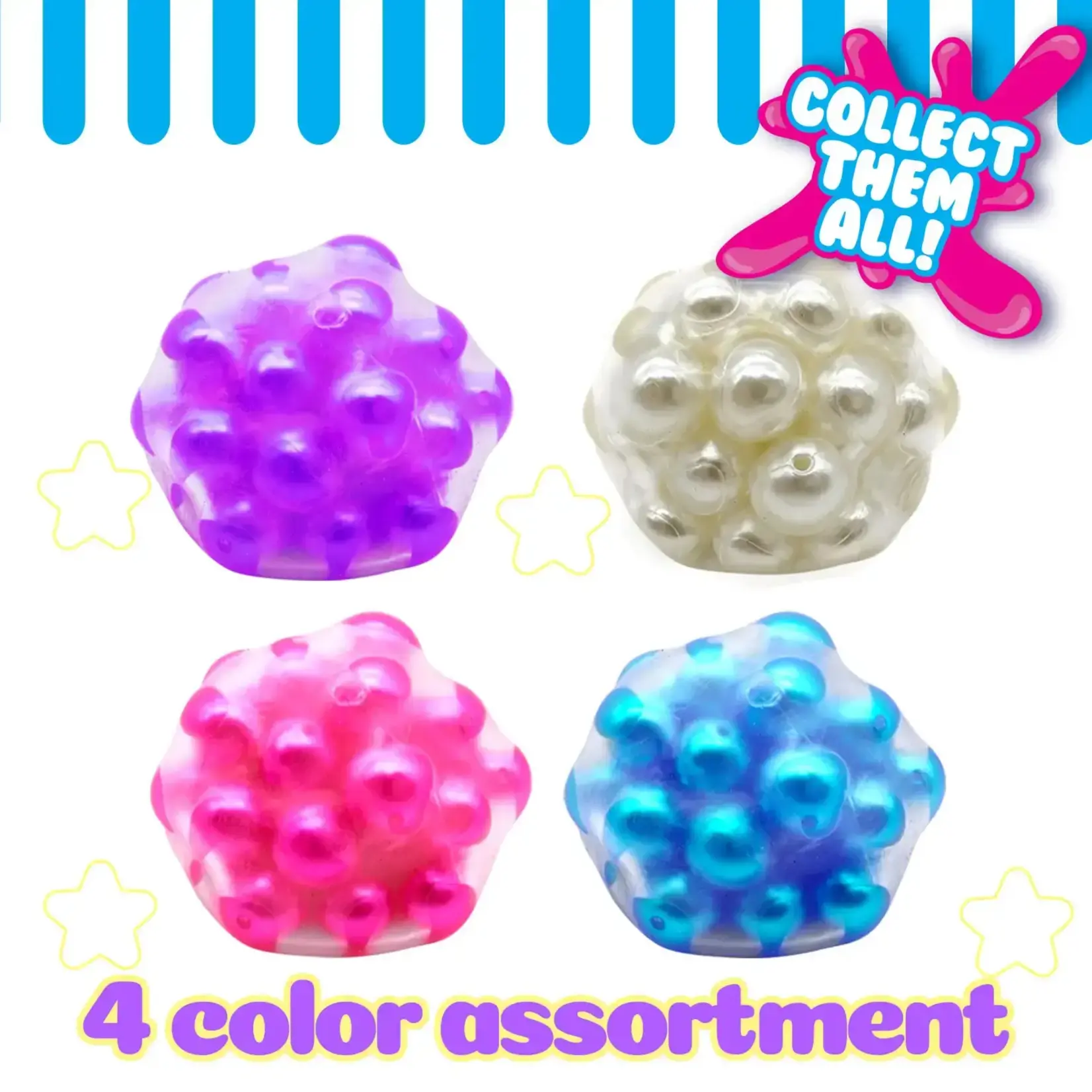 Beverly Hills Teddy Bear Company Boba Pearlz Squishy Toy