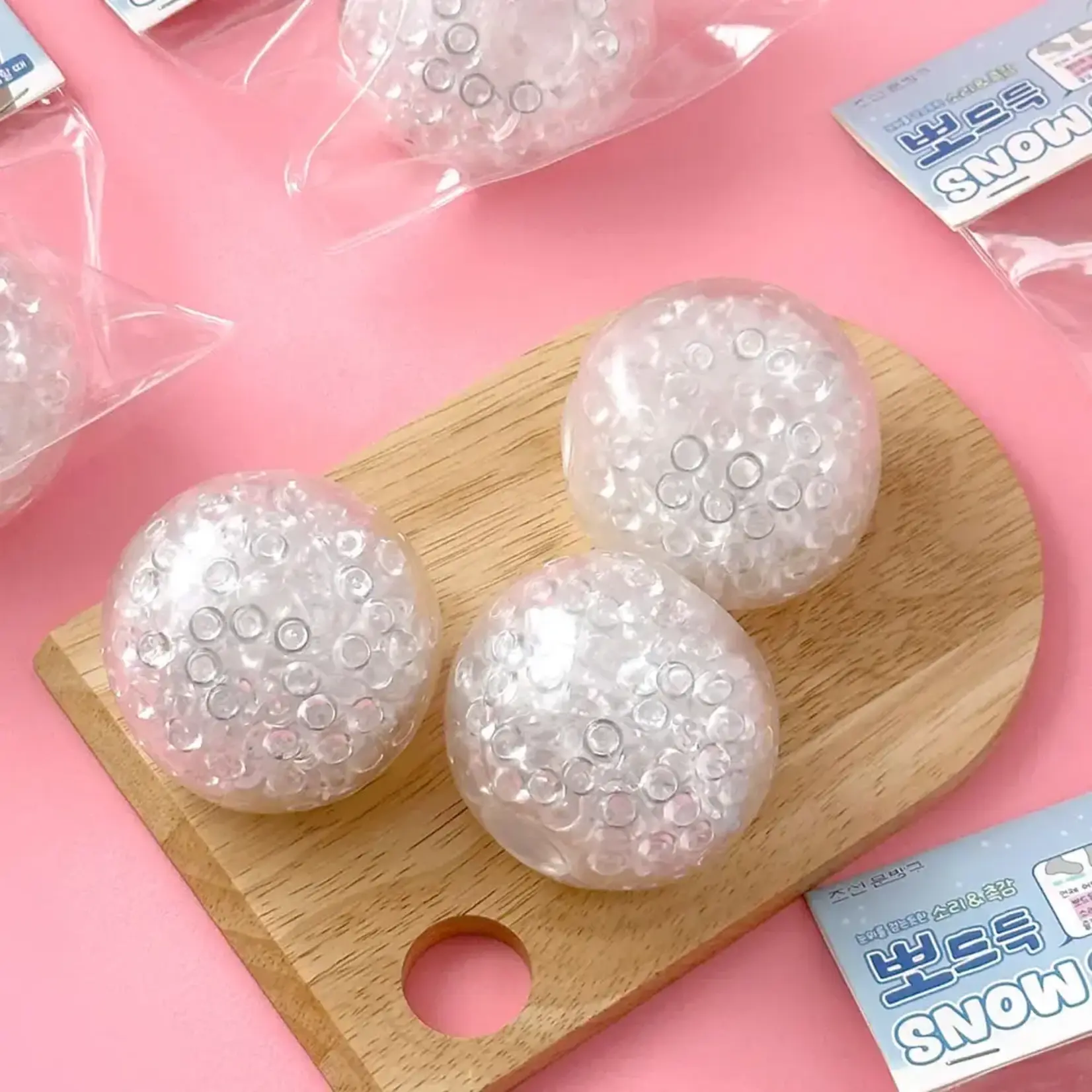 Snow Squish Bead Stress Ball