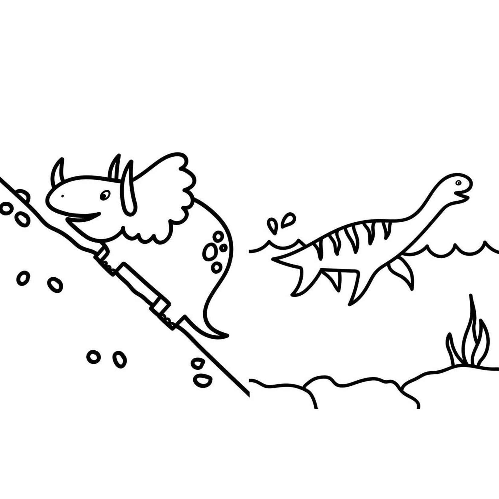 Simon and Schuster My First Big Coloring Book of Dinosaurs