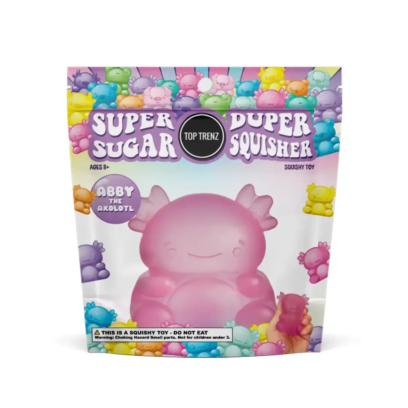 Top Trenz Super Duper Sugar Squisher Axolotl