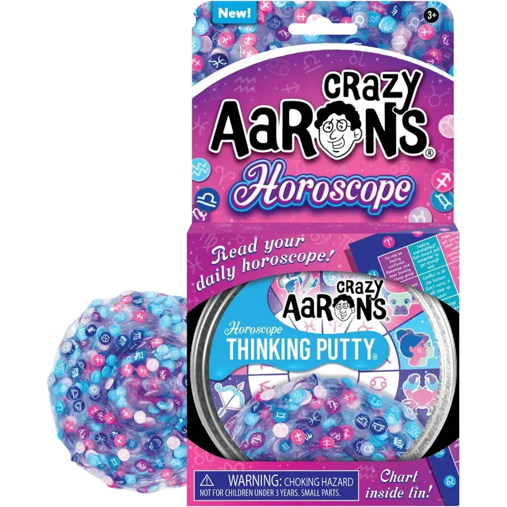Crazy Aaron's Thinking Putty Horoscope Thinking Putty Tin