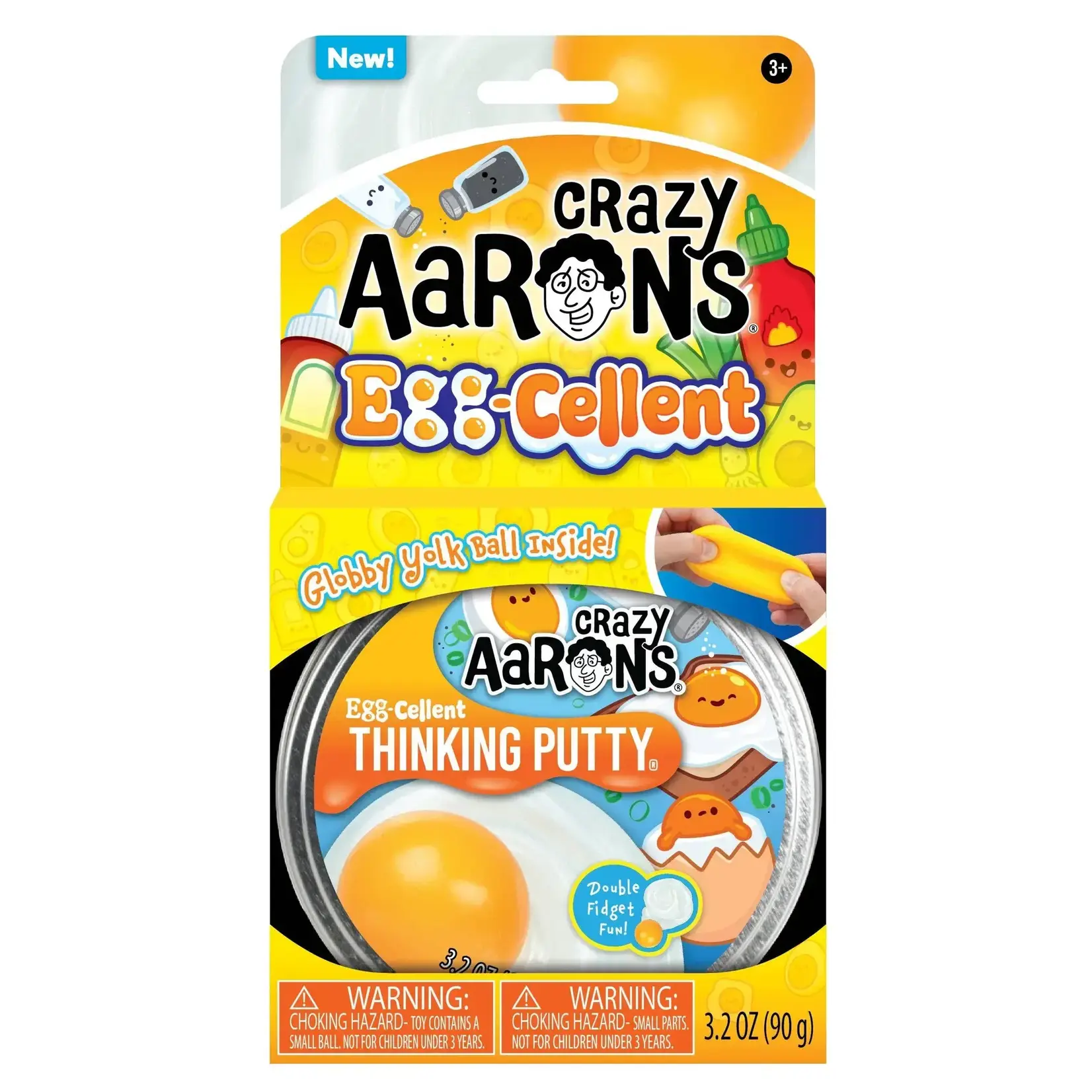 Crazy Aaron's Thinking Putty Egg-Cellent Thinking Putty Tin