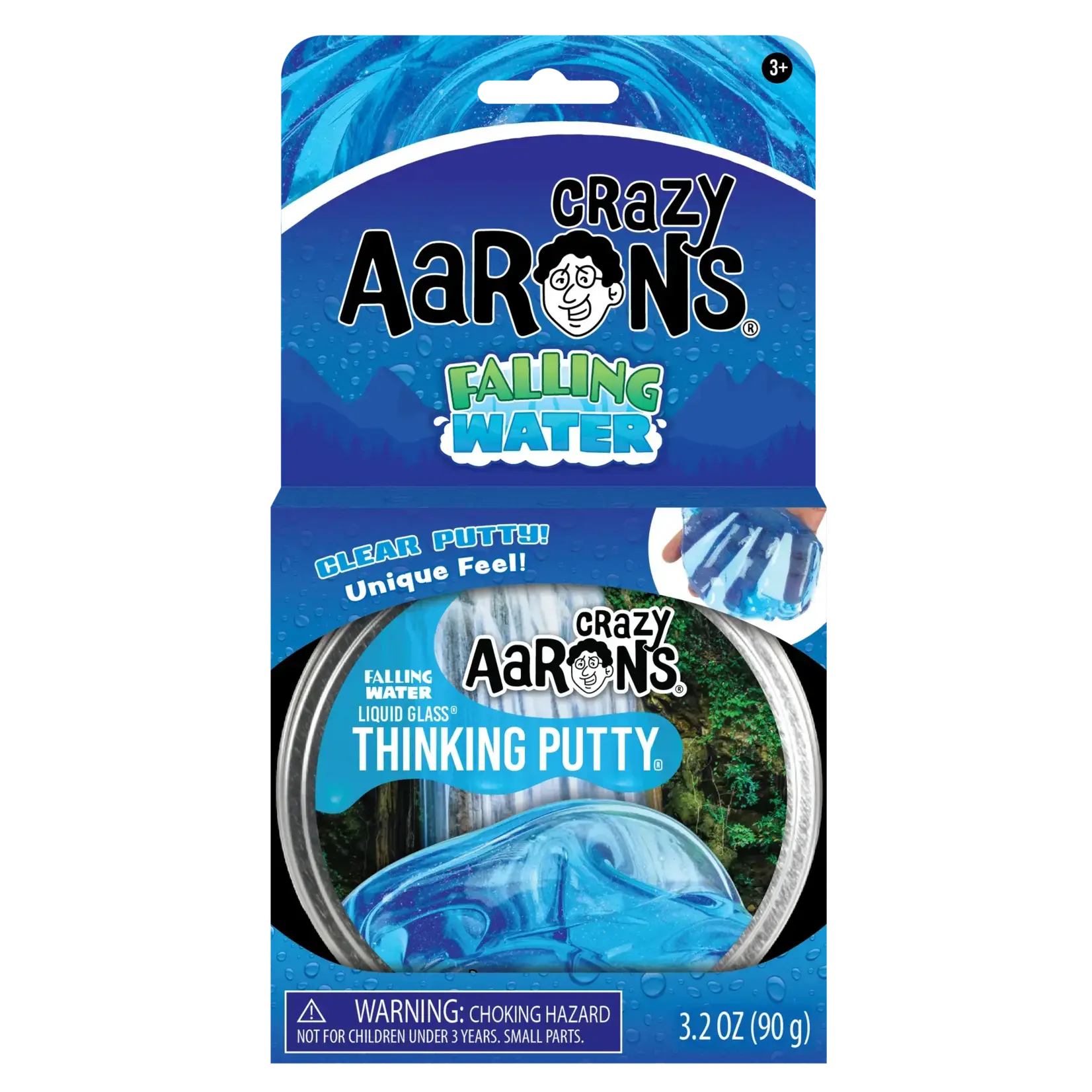 Crazy Aaron's Thinking Putty Falling Water Thinking Putty Tin