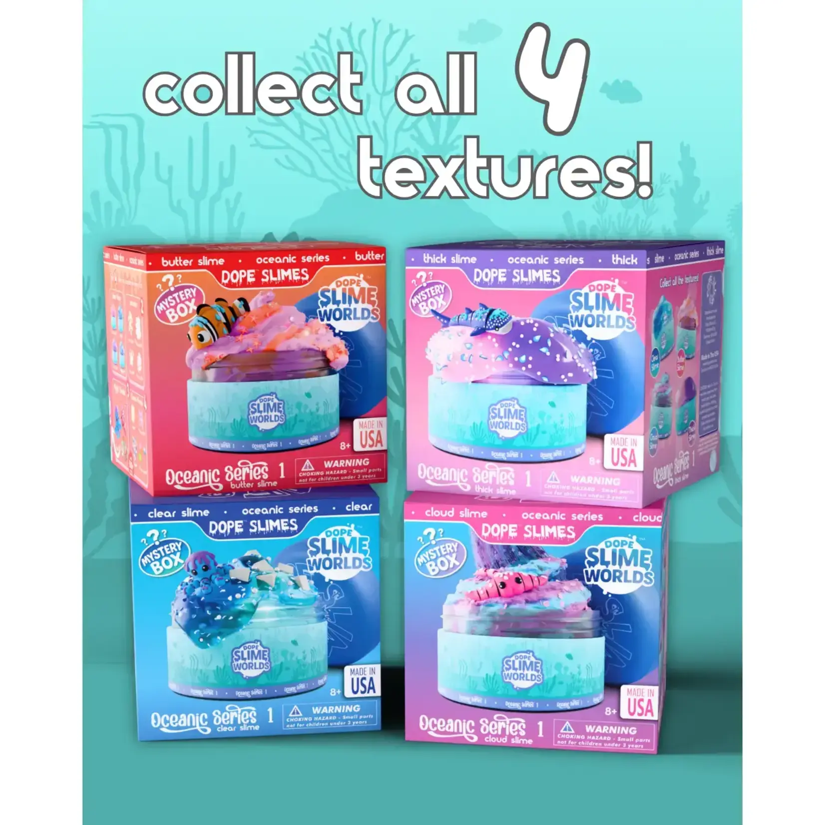 Dope Slimes Dope Slime Worlds - Oceanic Series Mystery Box