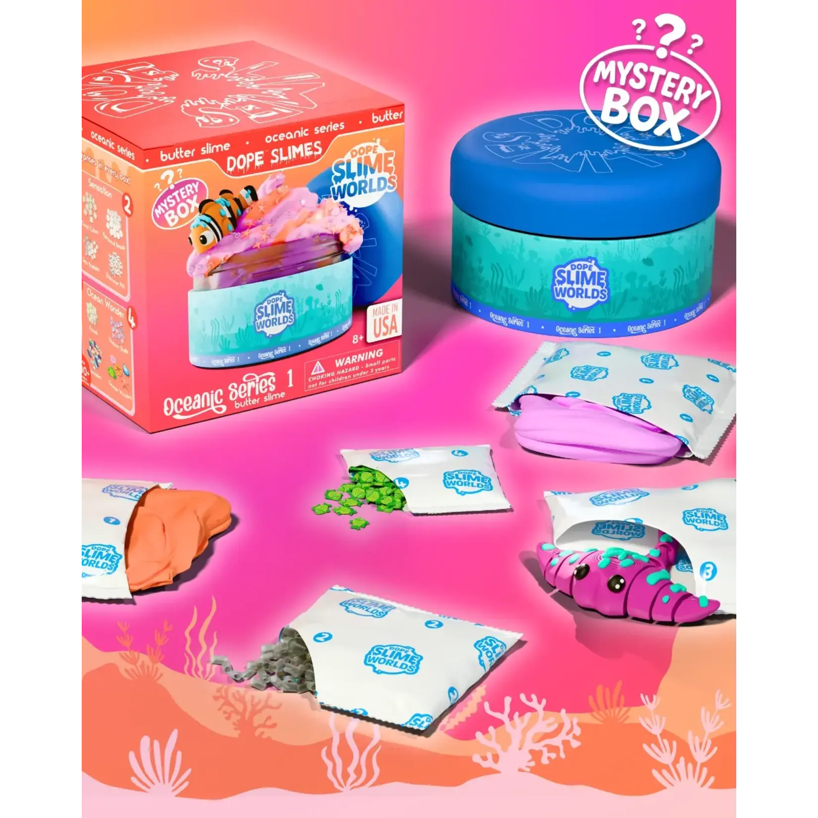 Dope Slimes Dope Slime Worlds - Oceanic Series Mystery Box