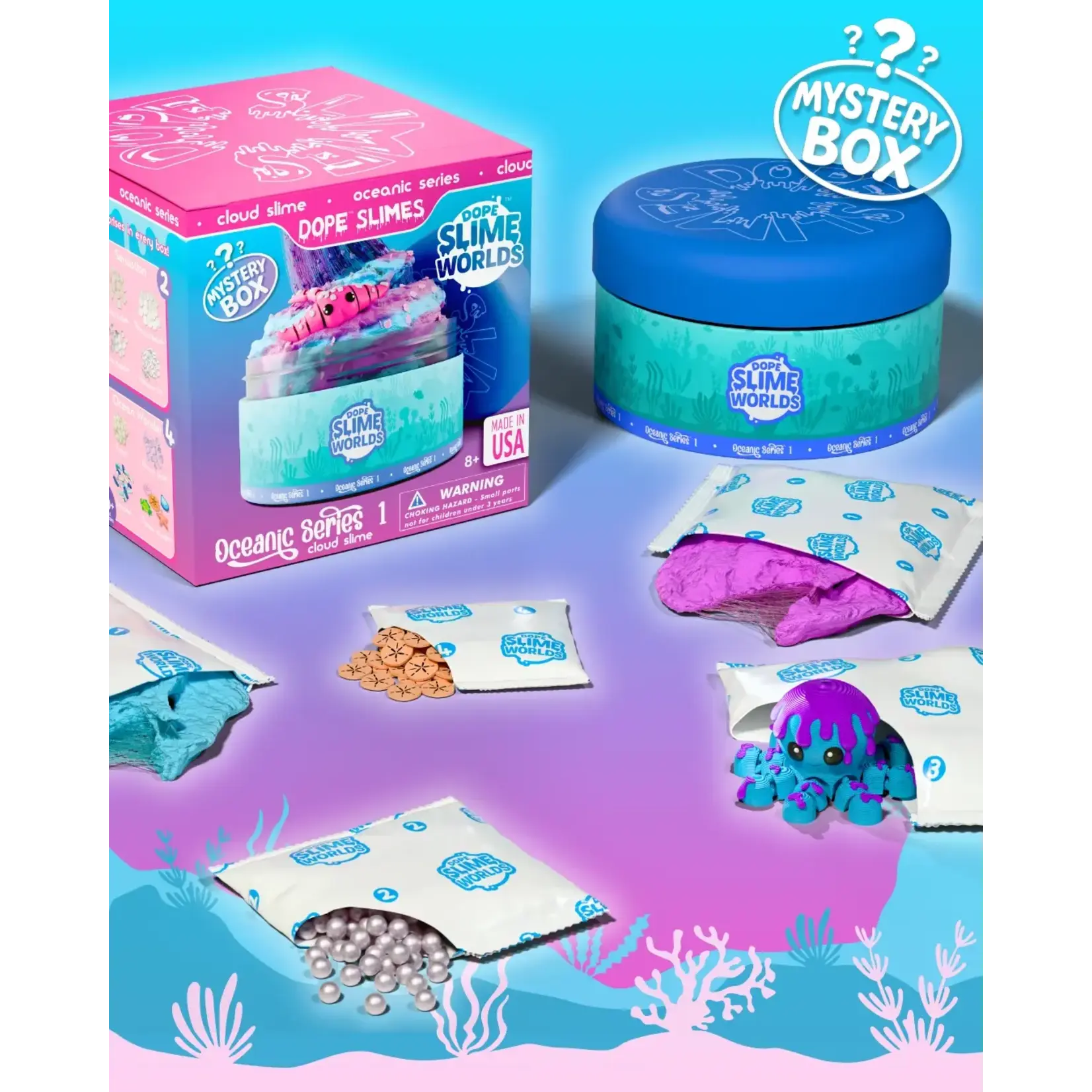 Dope Slimes Dope Slime Worlds - Oceanic Series Mystery Box