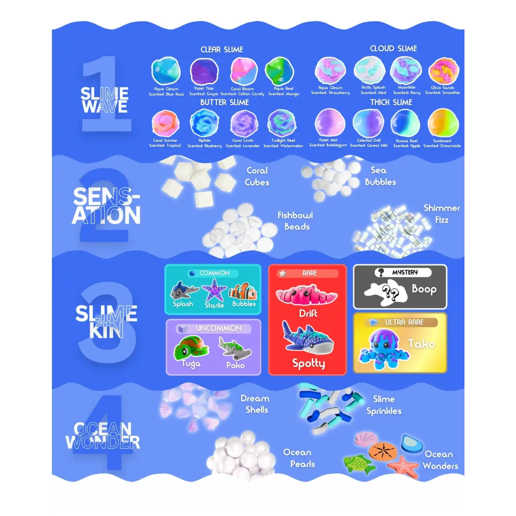 Dope Slimes Dope Slime Worlds - Oceanic Series Mystery Box