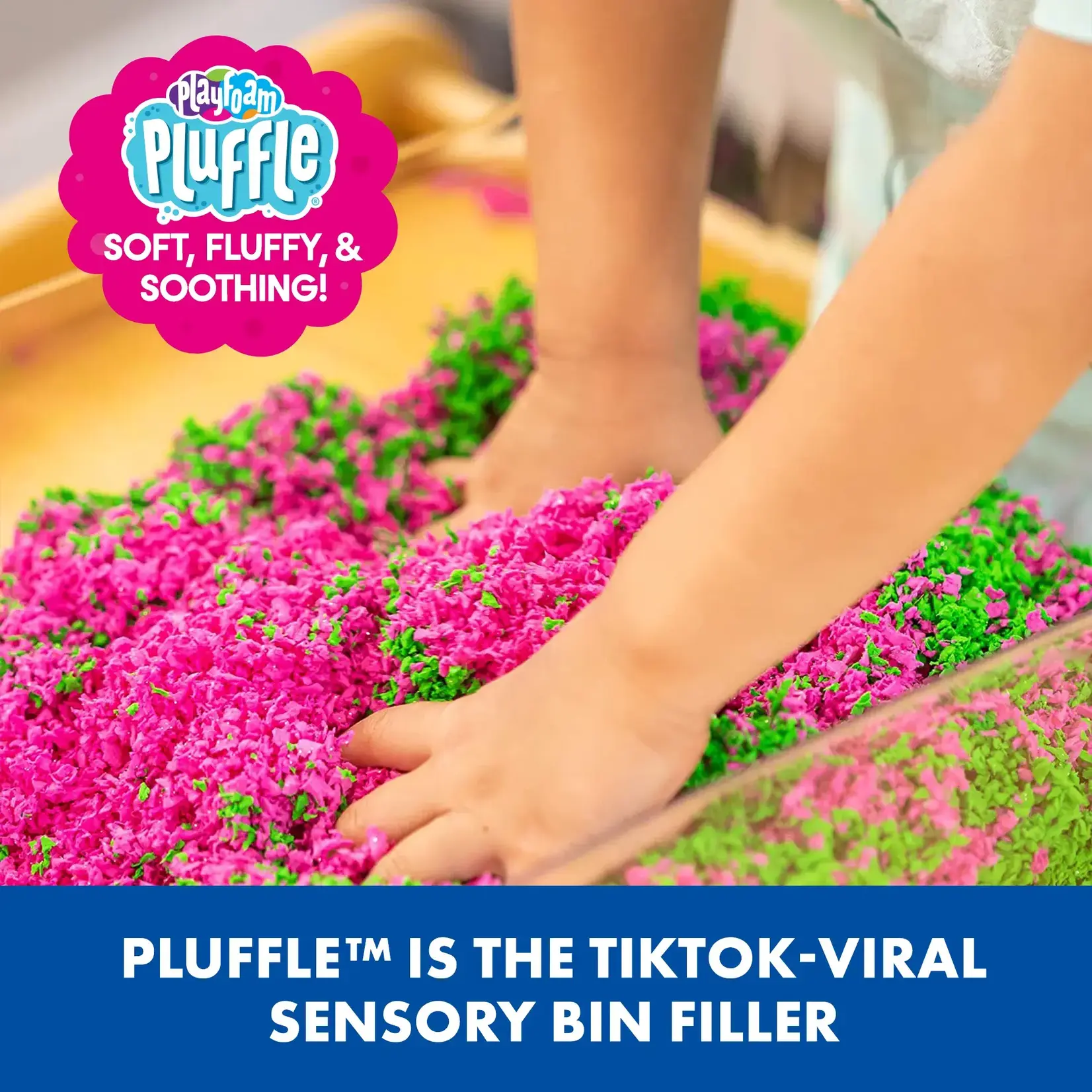 Educational Insights Pluffle Playfoam 2-pack Green and Pink