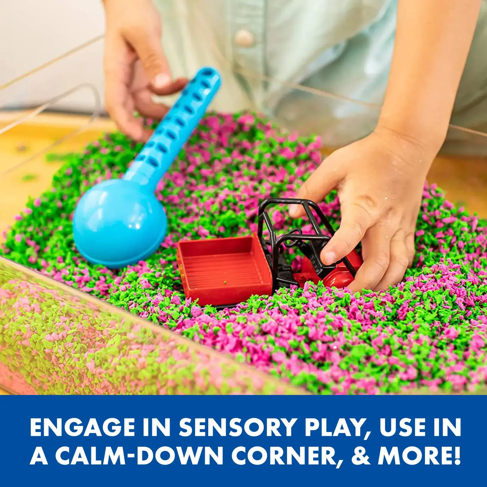 Educational Insights Pluffle Playfoam 2-pack Green and Pink