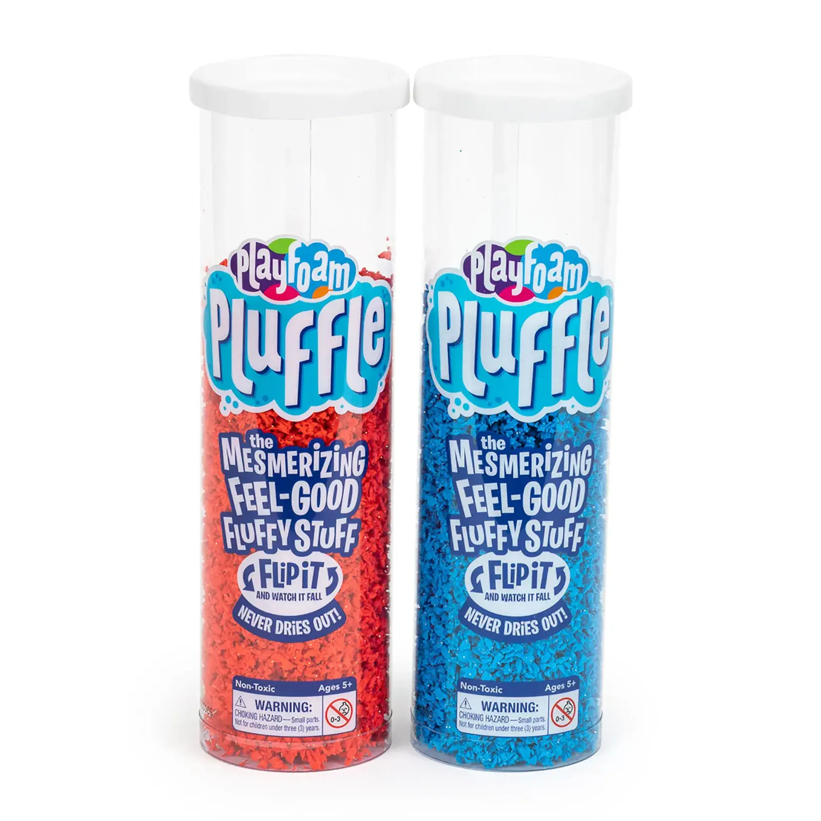 Educational Insights Pluffle Playfoam 2-Pack Red and Blue