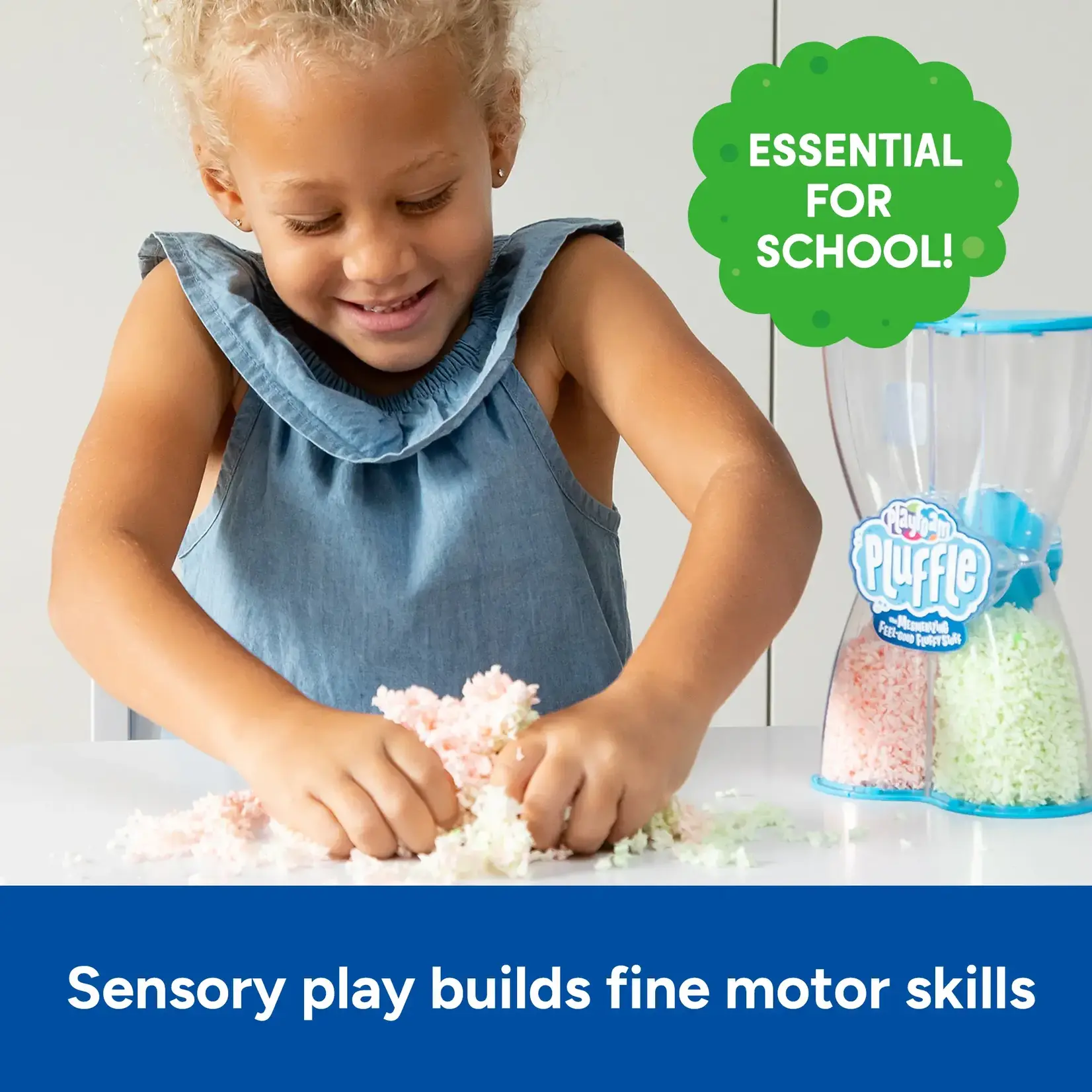 Educational Insights Pluffle Playfoam Glow in the Dark Pink and Green