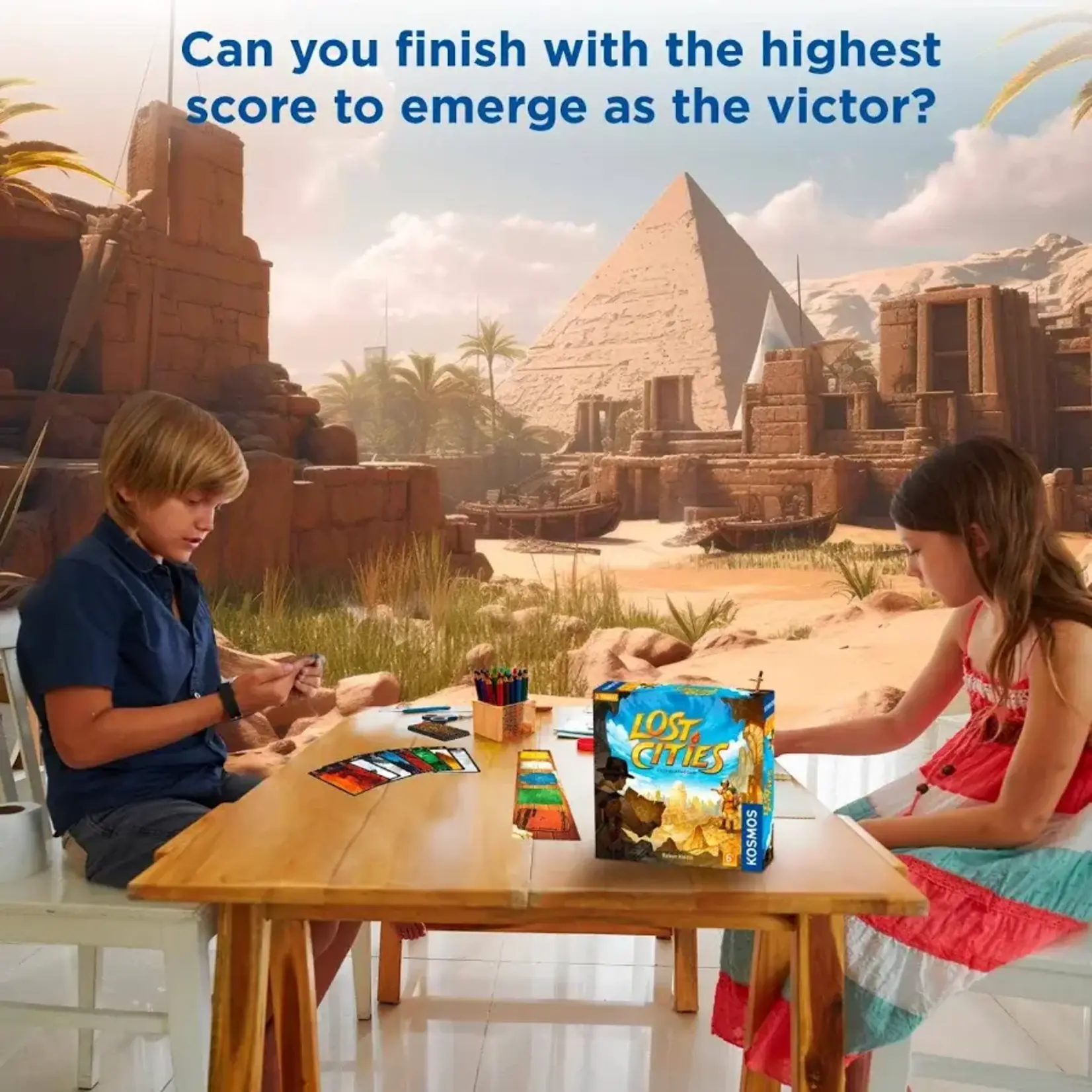 Thames and Kosmos Lost Cities Card Game w 6th Expansion