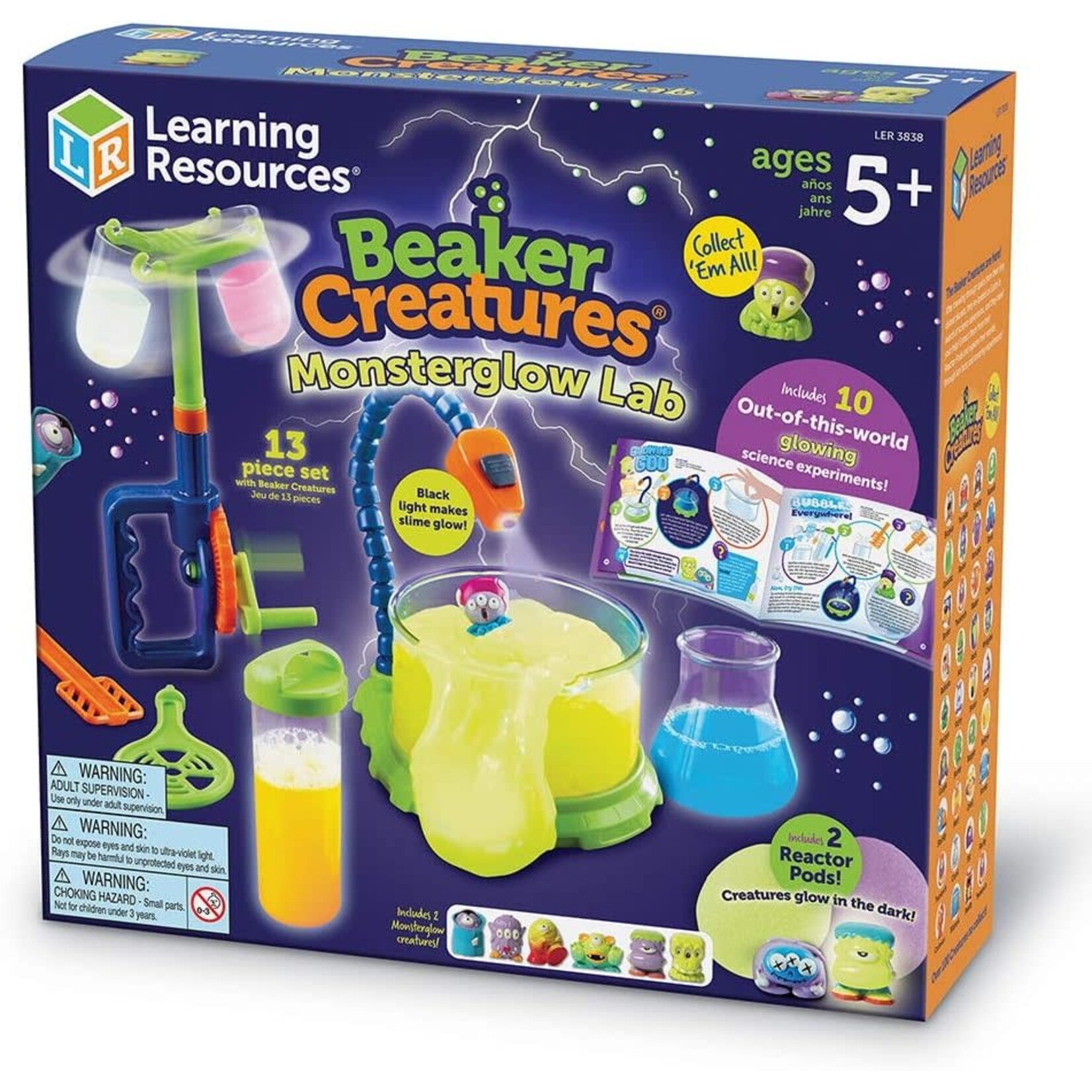 Learning Resources Beaker Creatures Monsterglow Lab
