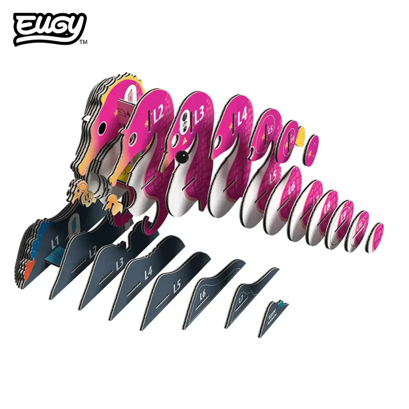 Safari Ltd Eugy - Seahorse 3D Puzzle