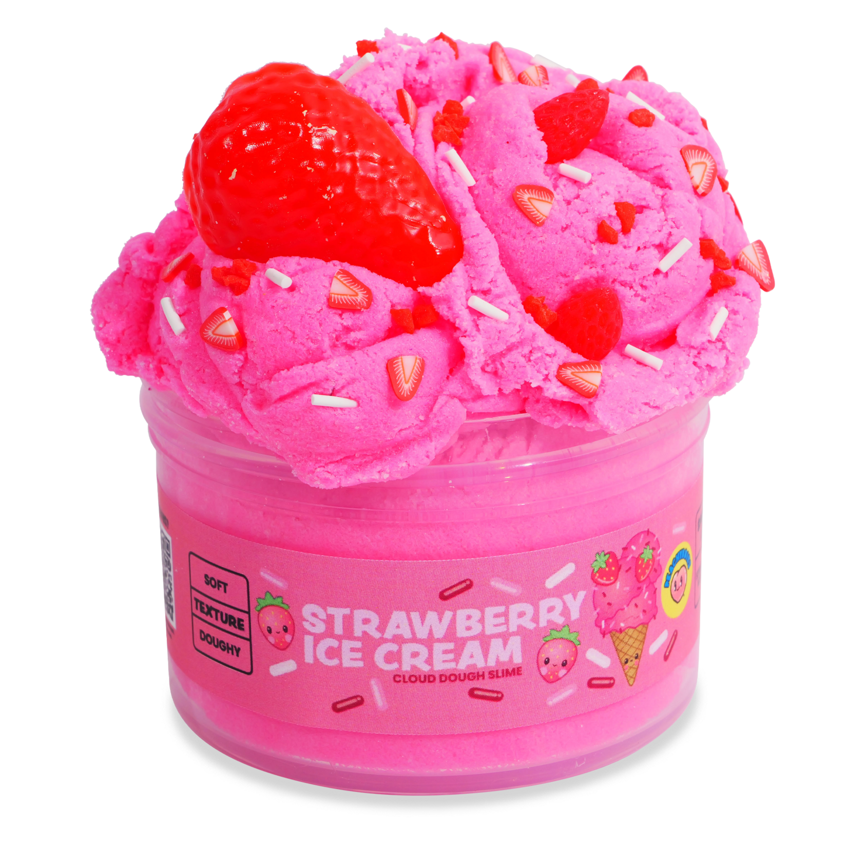 Peachybbies Peachybbies Slime - Strawberry Ice Cream