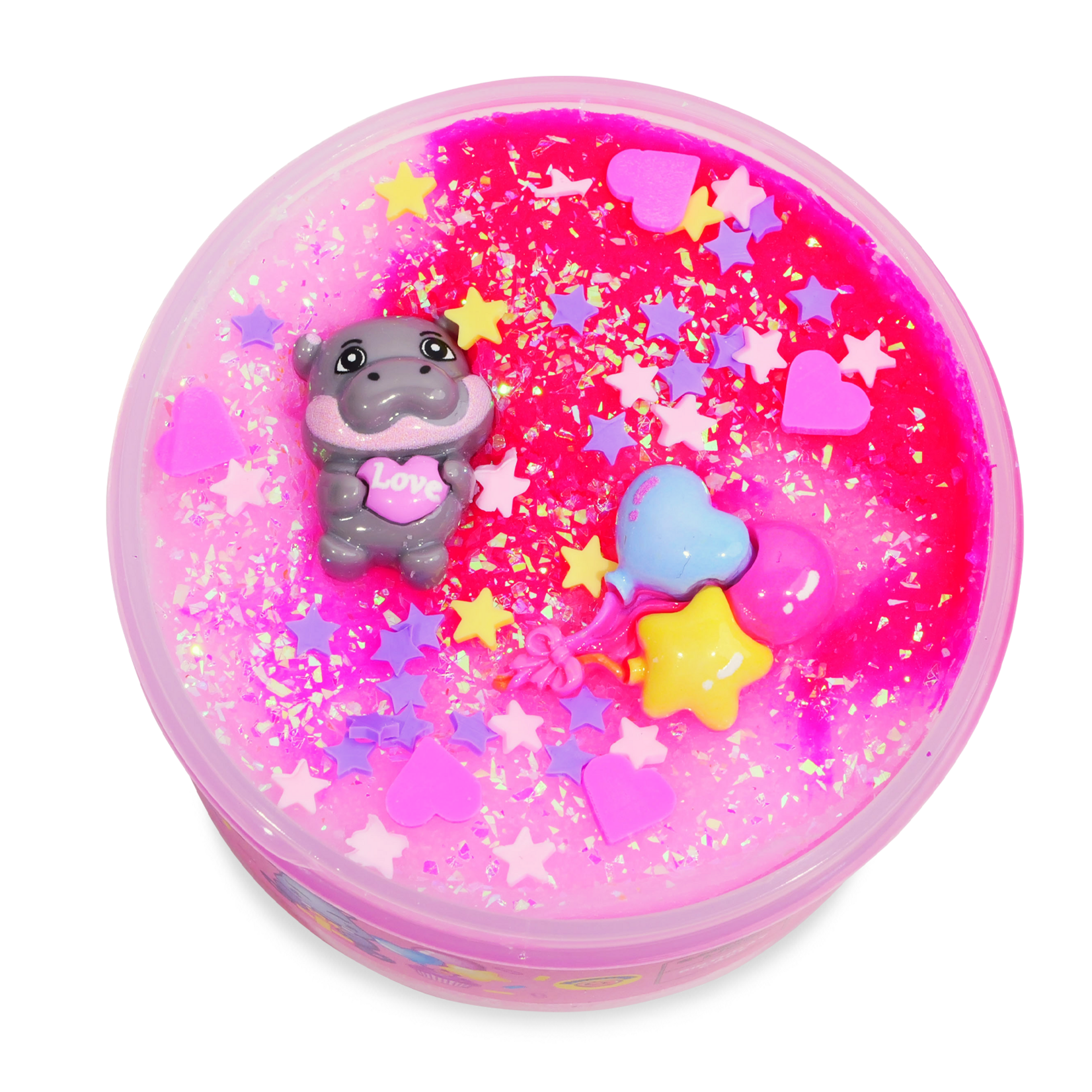 Peachybbies Peachybbies Slime - Happy Birthday Hippo