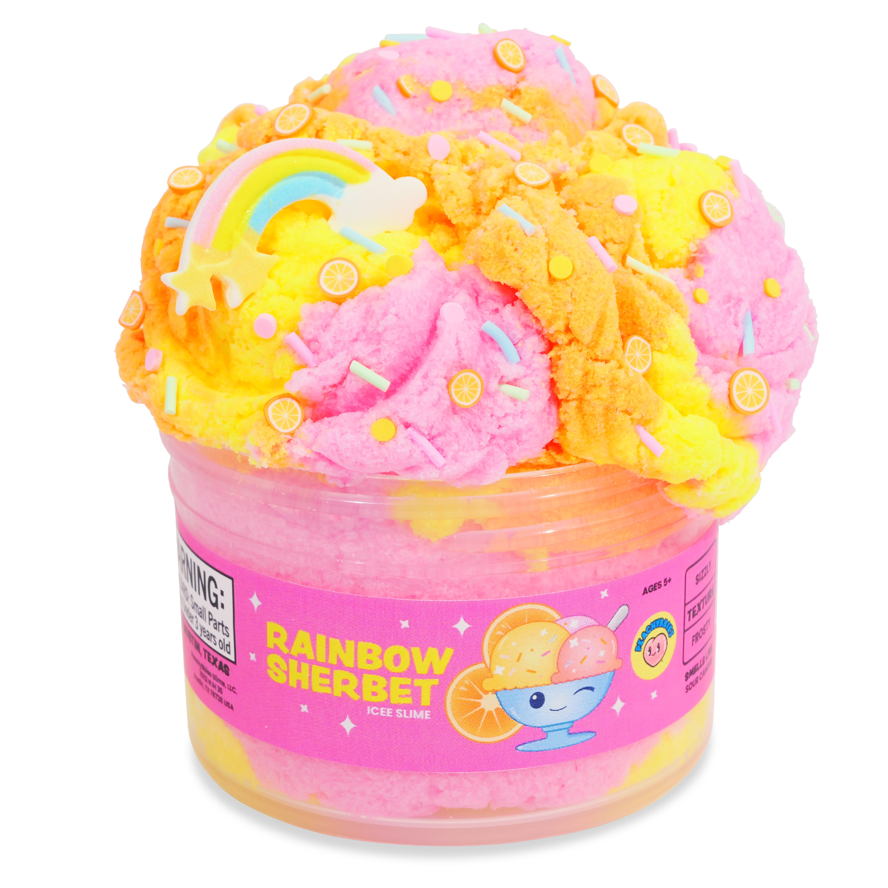 Peachybbies Slime - Rainbow Sherbet