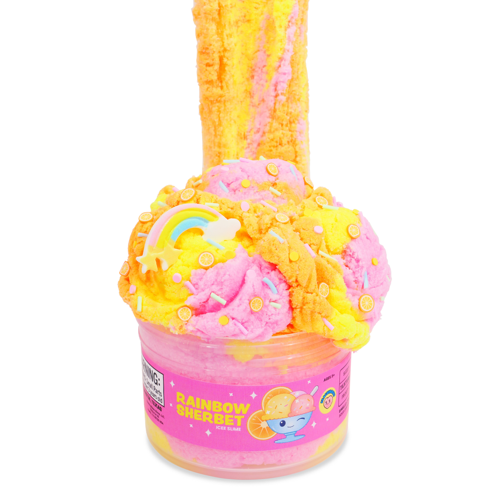 Peachybbies Peachybbies Slime - Rainbow Sherbet