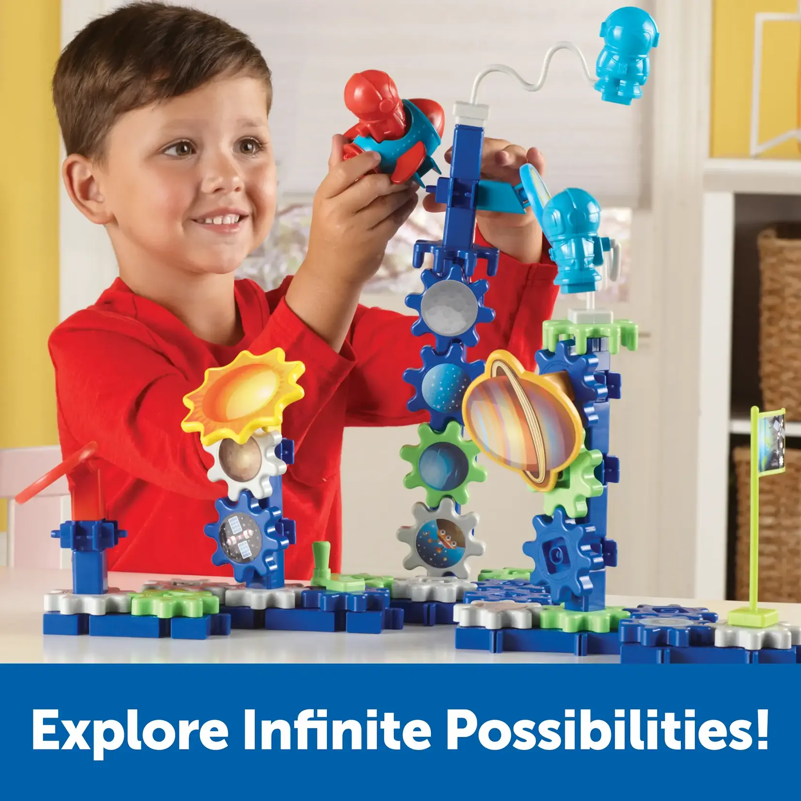 Learning Resources Gears! Gears! Gears! Space Explorers Building Set