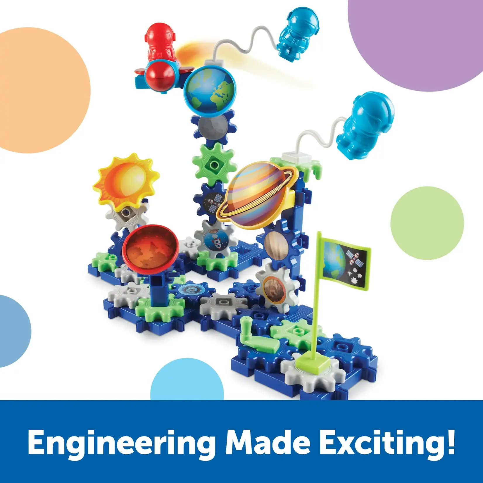 Learning Resources Gears! Gears! Gears! Space Explorers Building Set