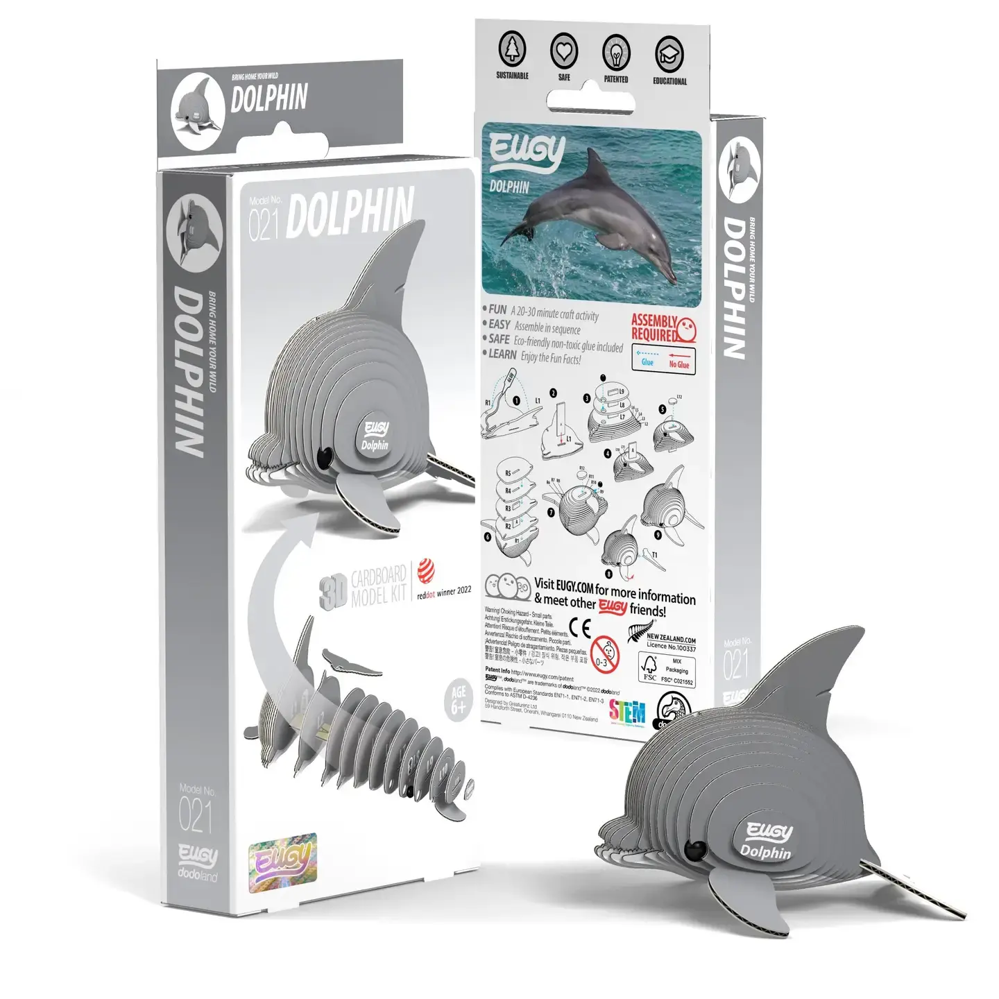 Eugy - Dolphin 3D Puzzle