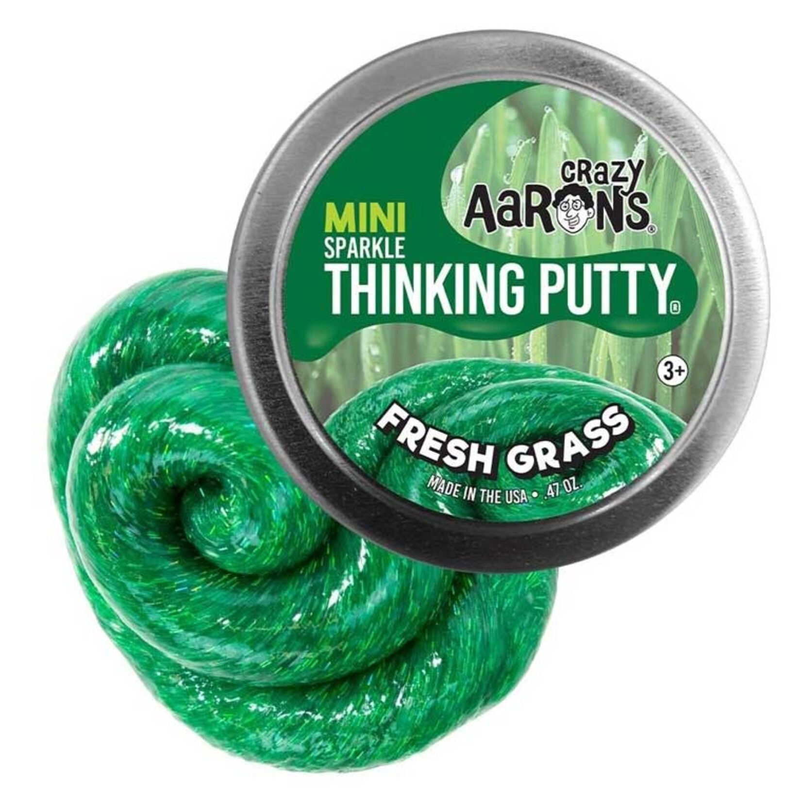 Crazy Aaron's Thinking Putty 2" Mini Putty Fresh Grass