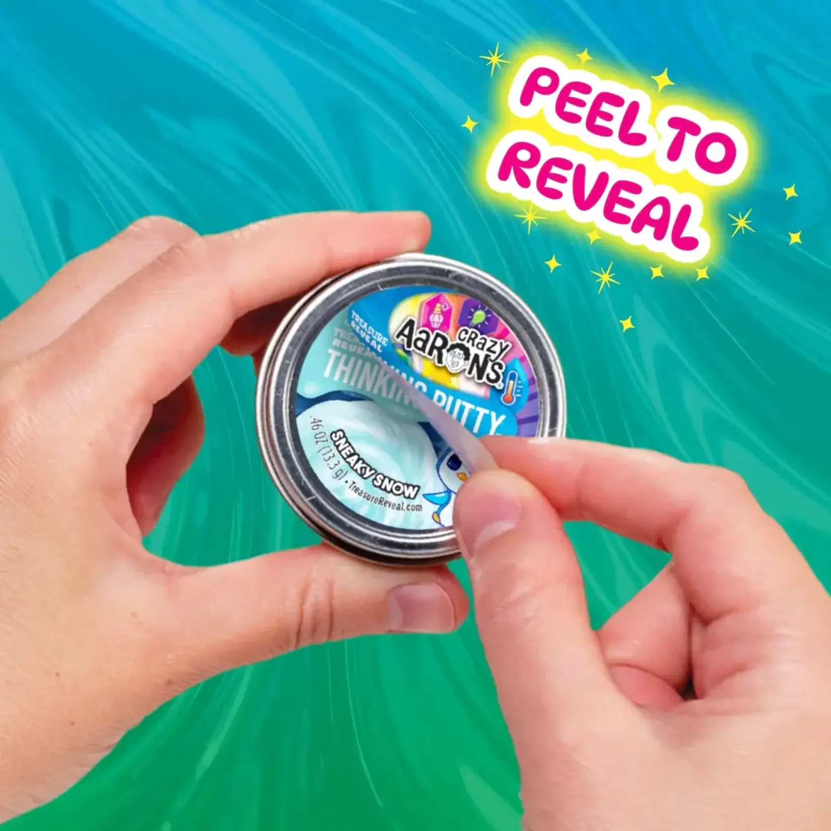 Crazy Aaron's Thinking Putty Treasure Reveal Mystery Effects Mini Putty