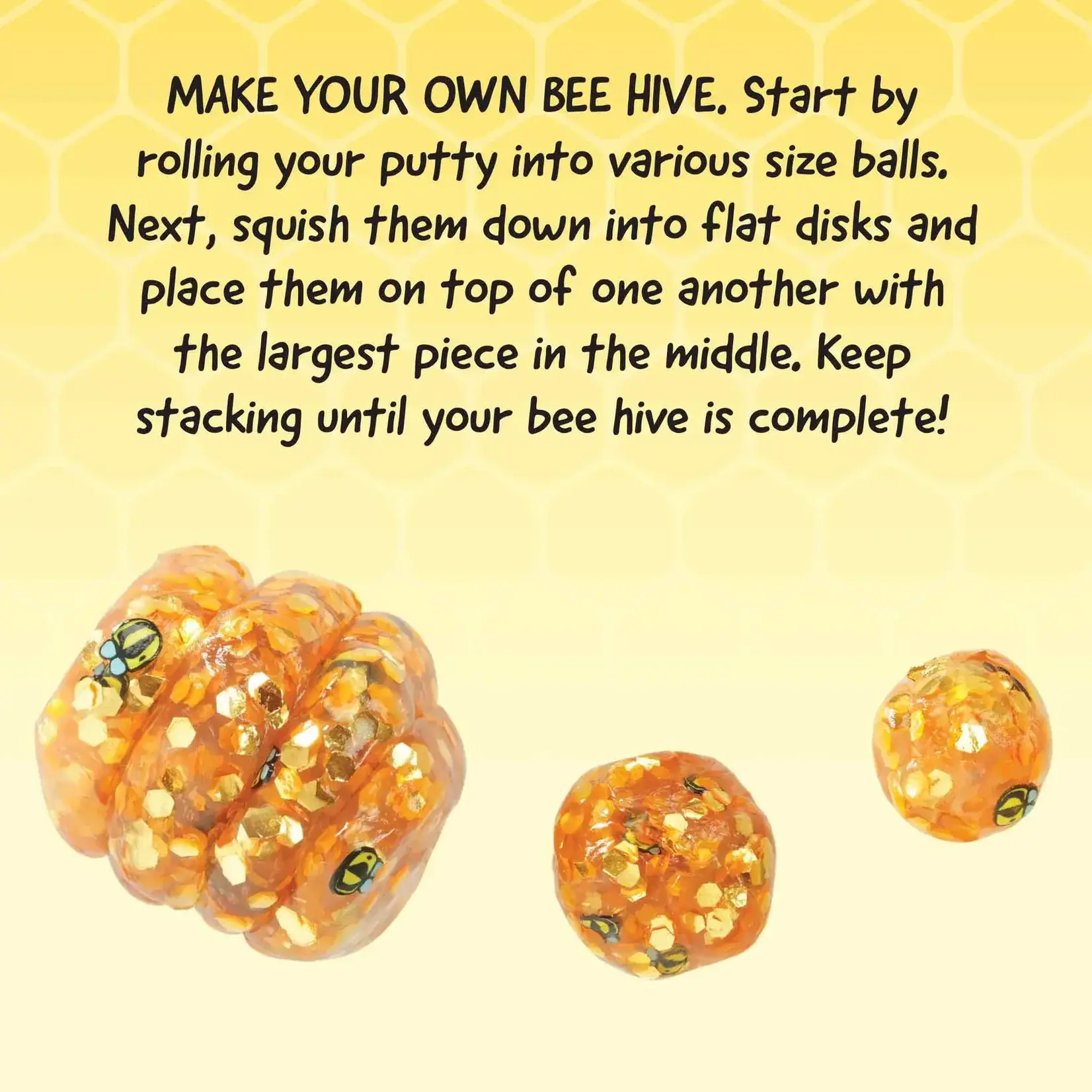 Crazy Aaron's Thinking Putty Honey Hive Thinking Putty Tin