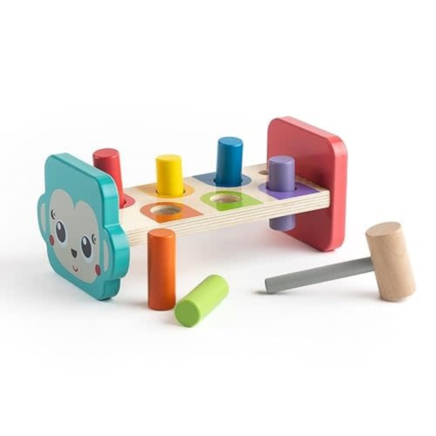 Jasey's Toy Chest Tap and Learn Wooden Hammer Bench