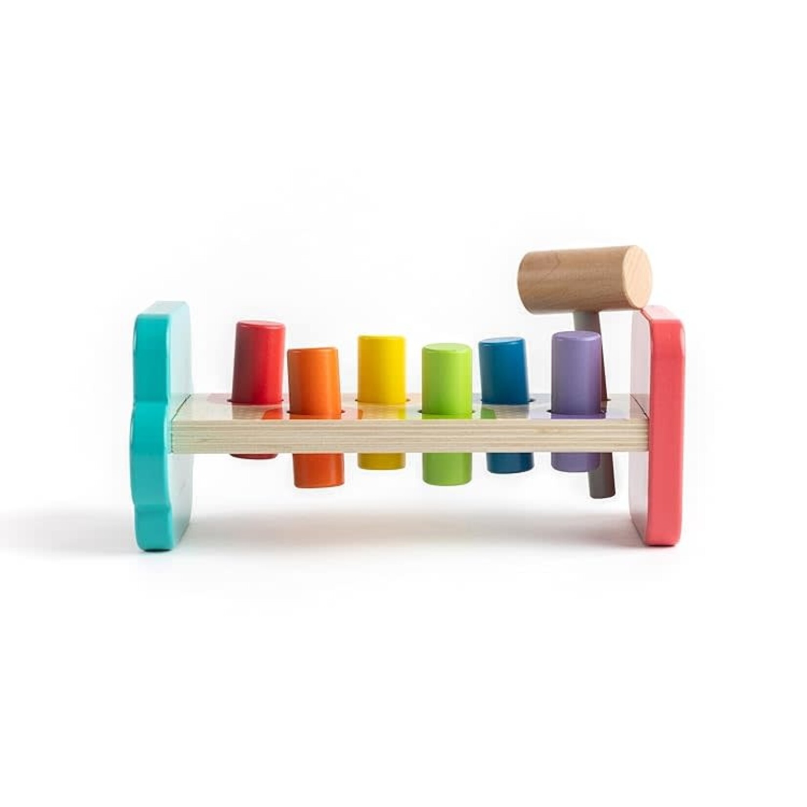 Jasey's Toy Chest Tap and Learn Wooden Hammer Bench