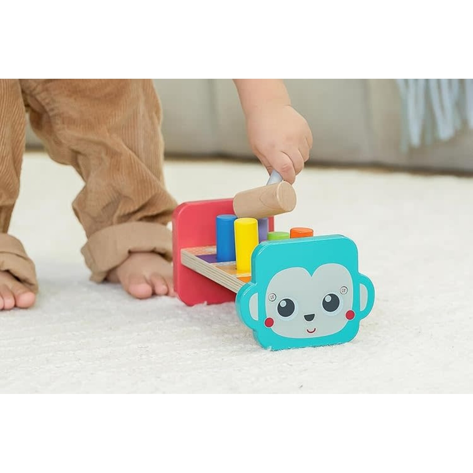 Jasey's Toy Chest Tap and Learn Wooden Hammer Bench