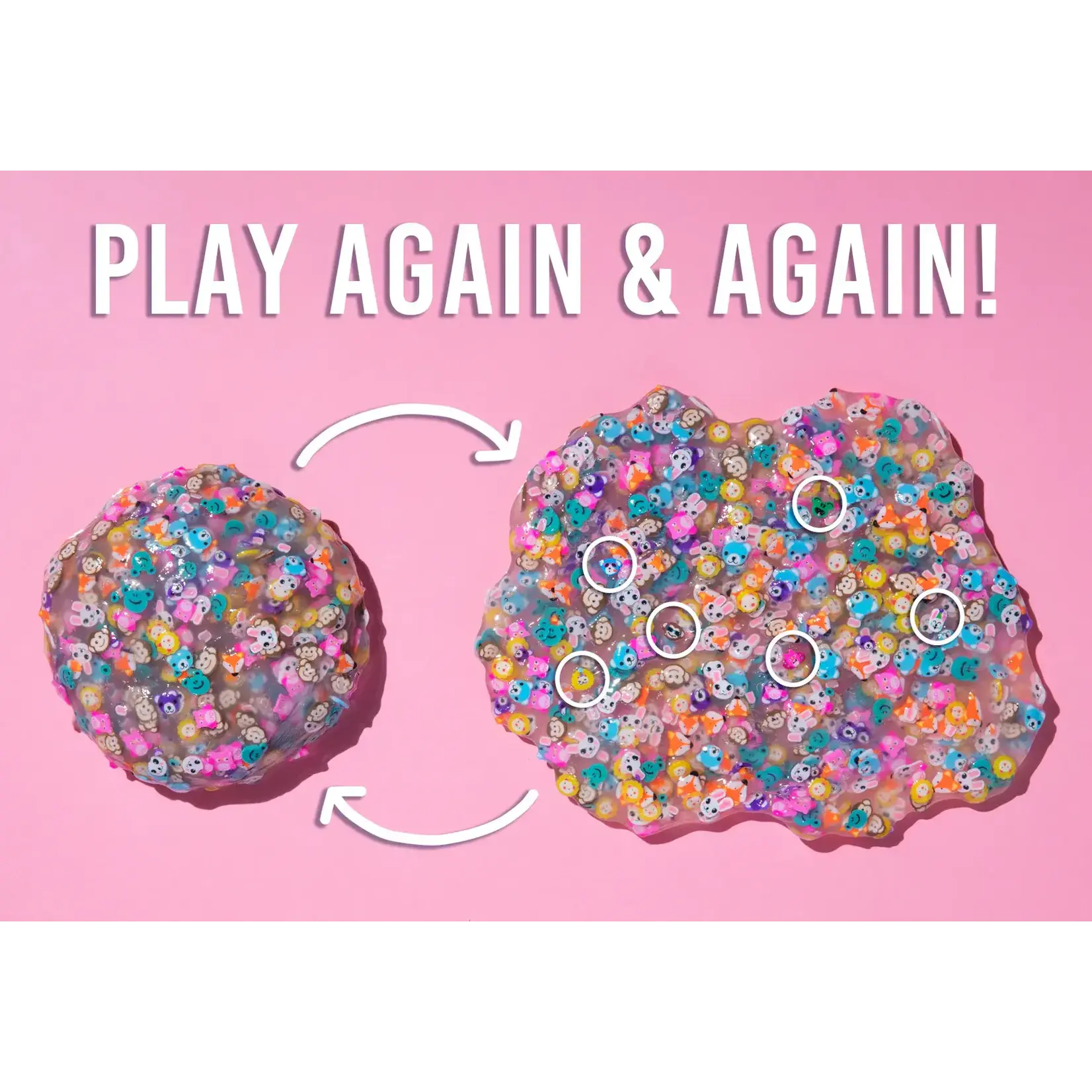 Crazy Aaron's Thinking Putty Party Animals Thinking Putty Tin