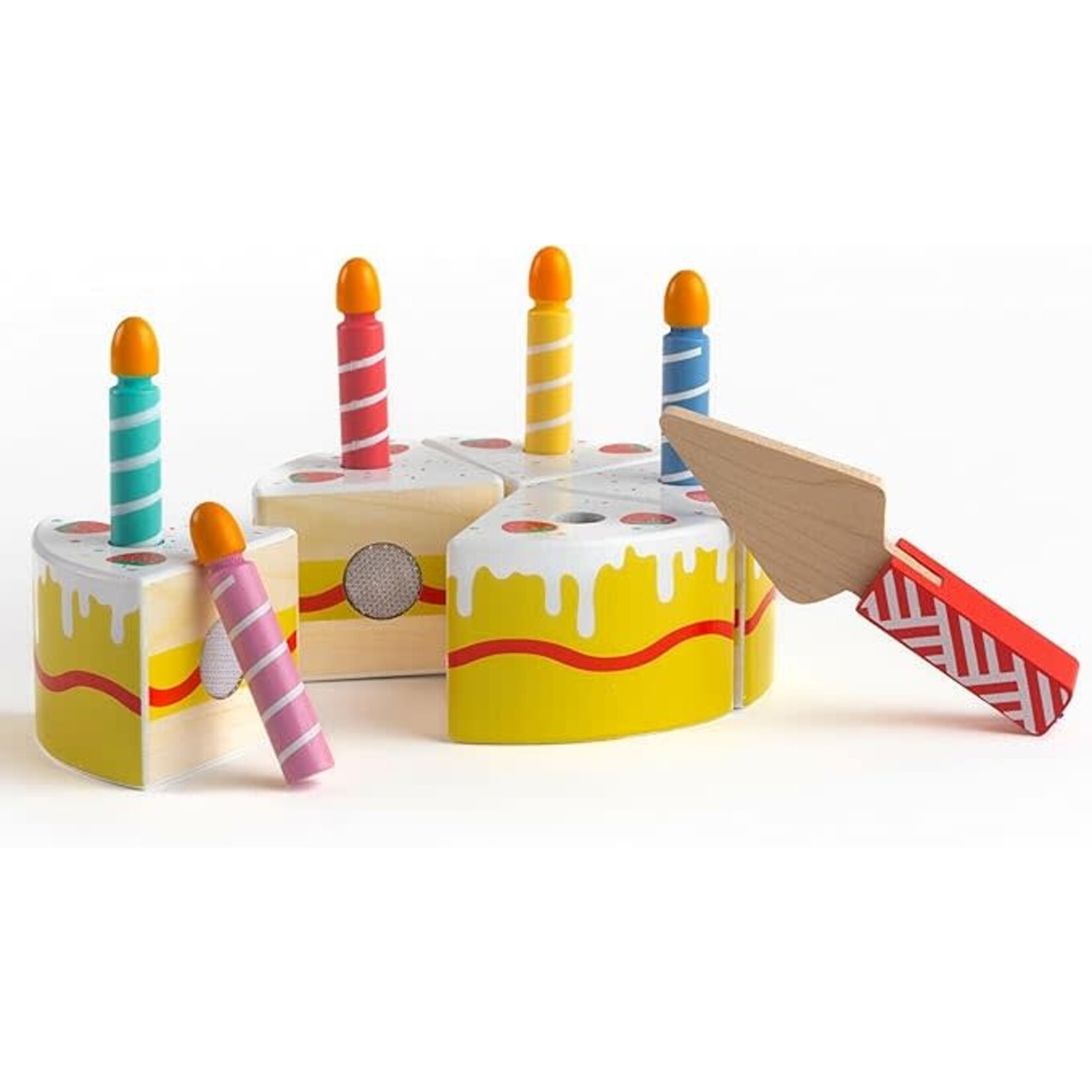 Jasey's Toy Chest Wooden Slice & Share Birthday Cake
