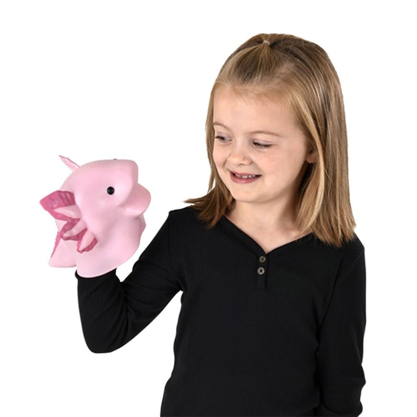 Stretch Axolotl Hand Puppet