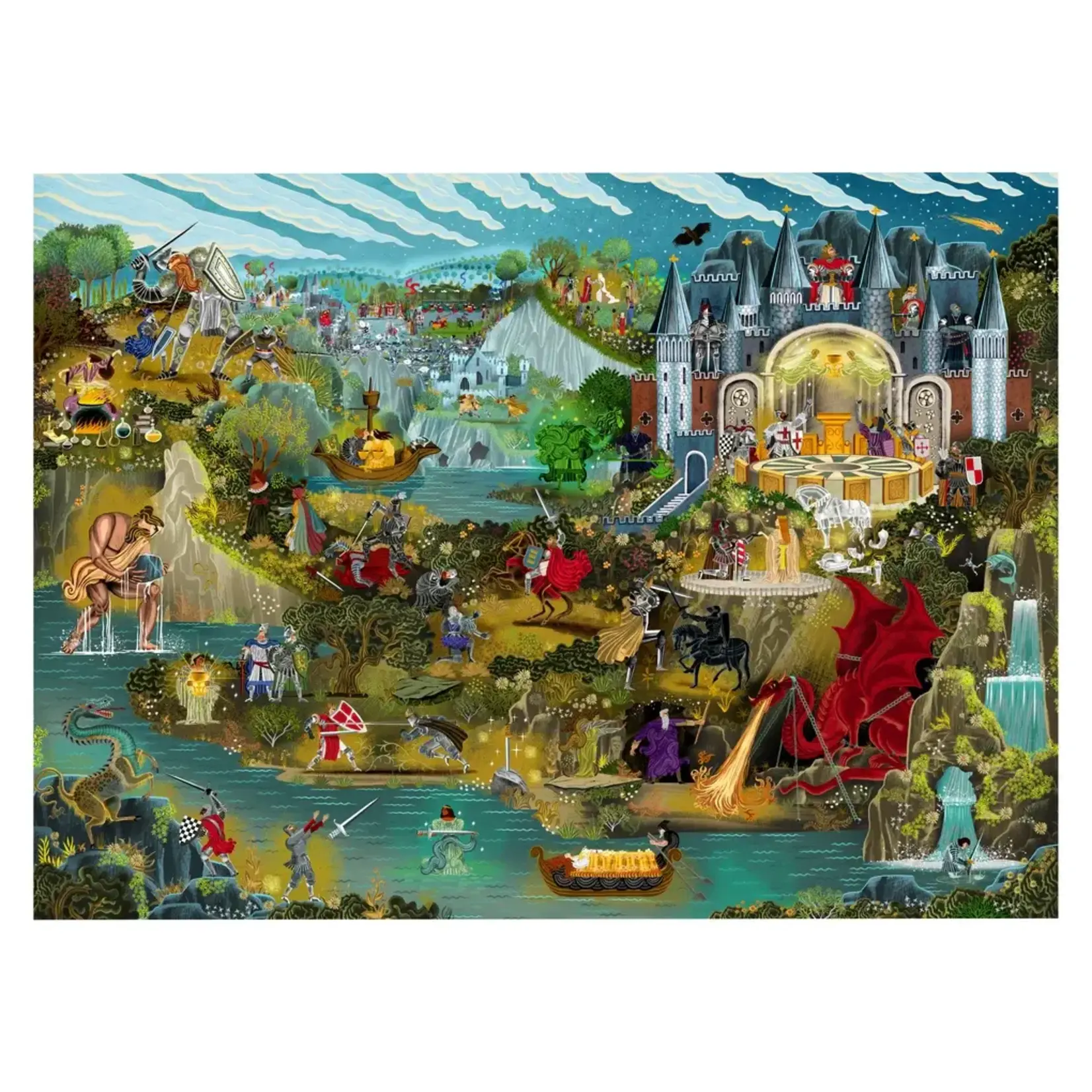 Laurence King Publishing The World of King Arthur 1000 Piece Puzzle