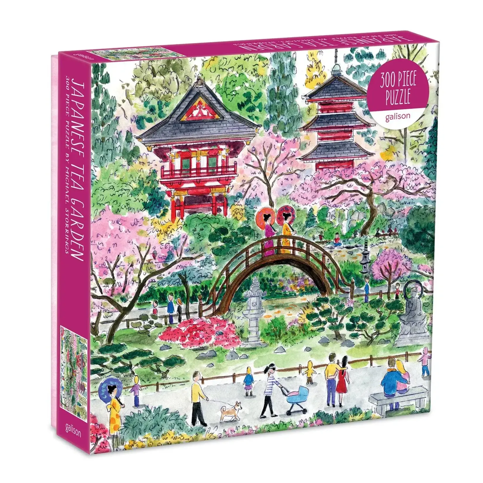 Galison Japanese Tea Garden 300 Piece Puzzle
