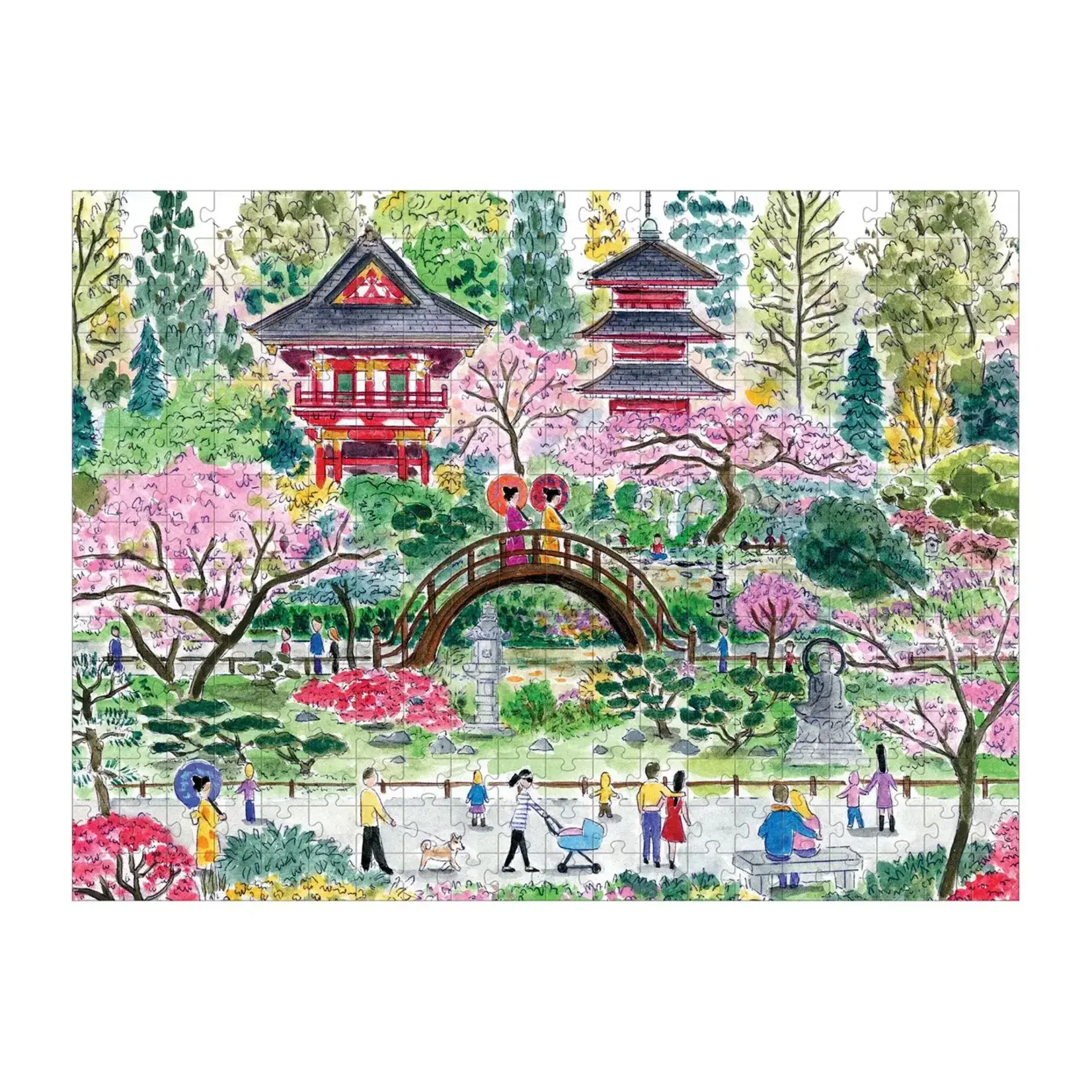 Galison Japanese Tea Garden 300 Piece Puzzle