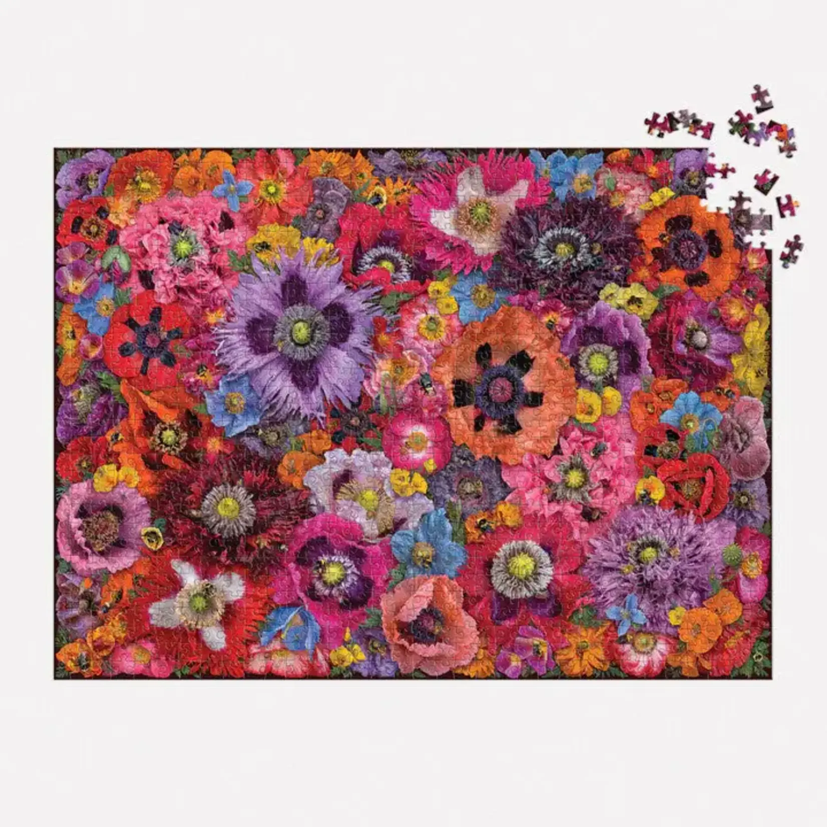Galison Bees in the Poppies 1000 Piece Puzzle