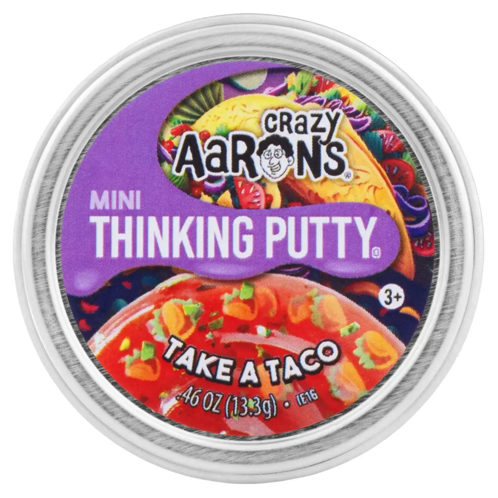 Crazy Aaron's Thinking Putty 2" Mini Putty Take a Taco