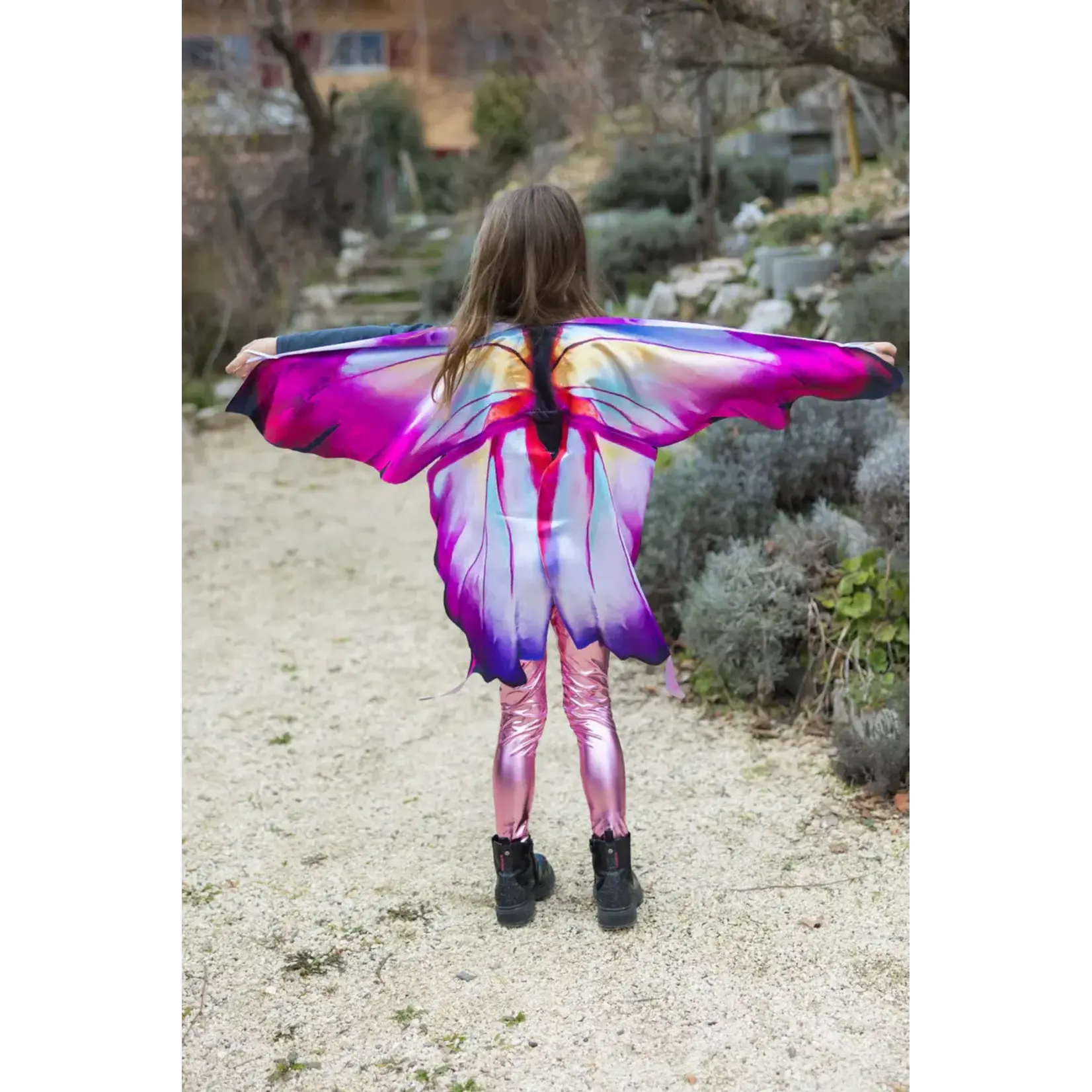Great Pretenders Pink Ombre Butterfly Soft Wings, Size 4-6