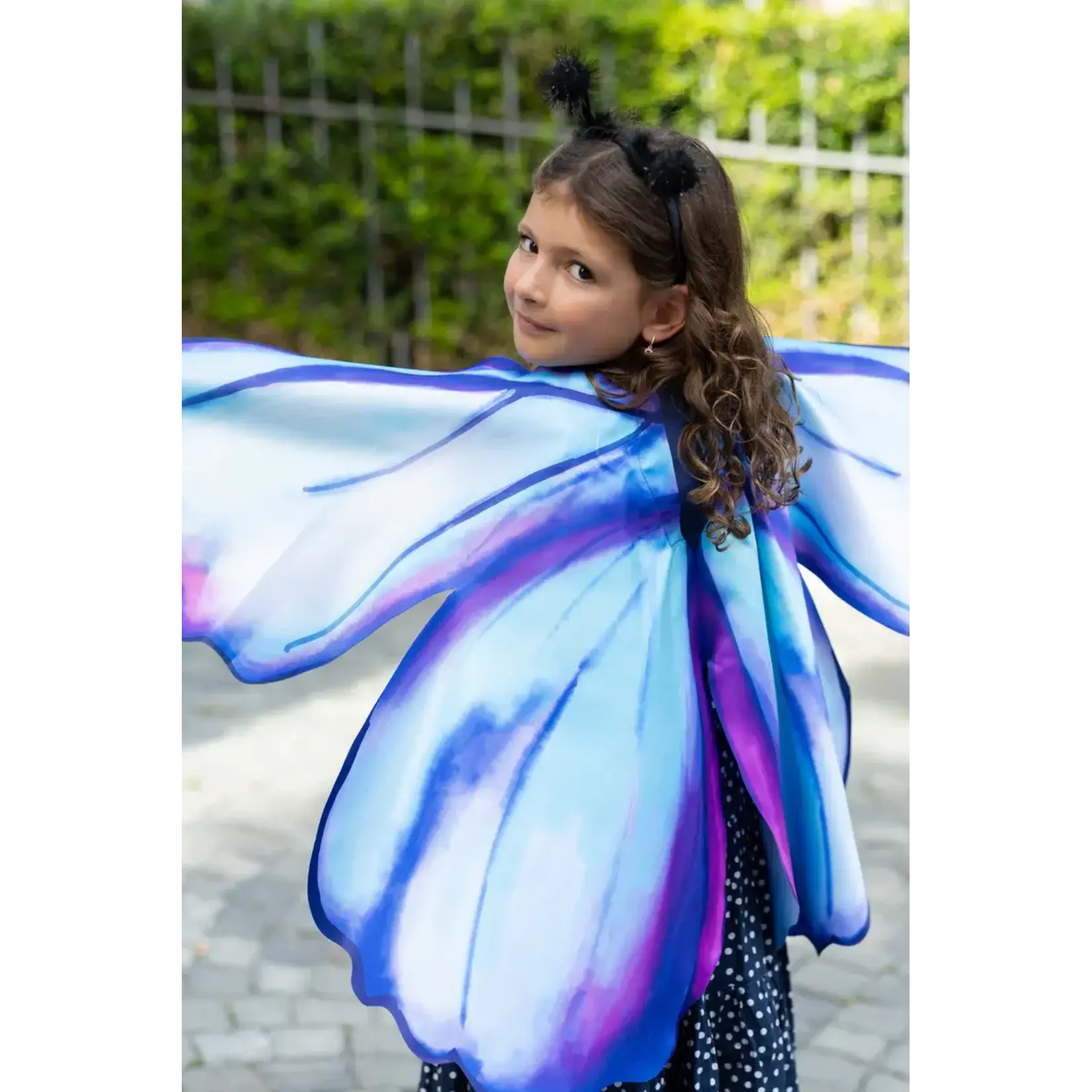 Great Pretenders Blue Mythical Butterfly Soft Wings with Headband, Size 4-6