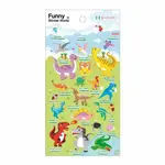 Dinosaur Puffy Stickers (single sheet)