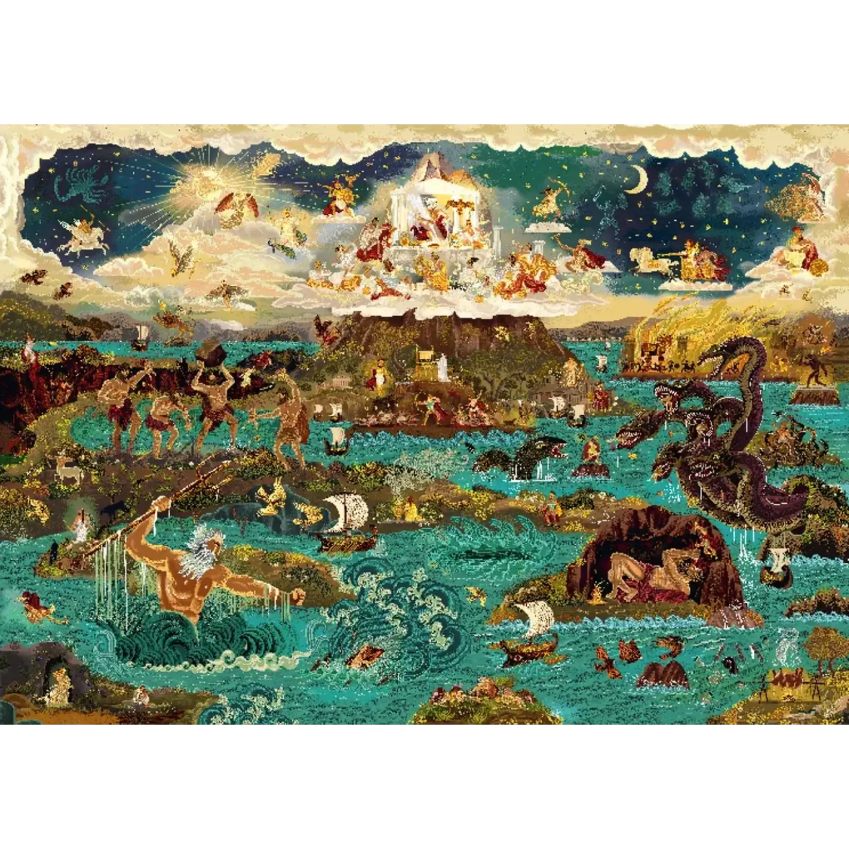 Laurence King Publishing The Odyssey and Other Greek Myths 1000 Piece Puzzle