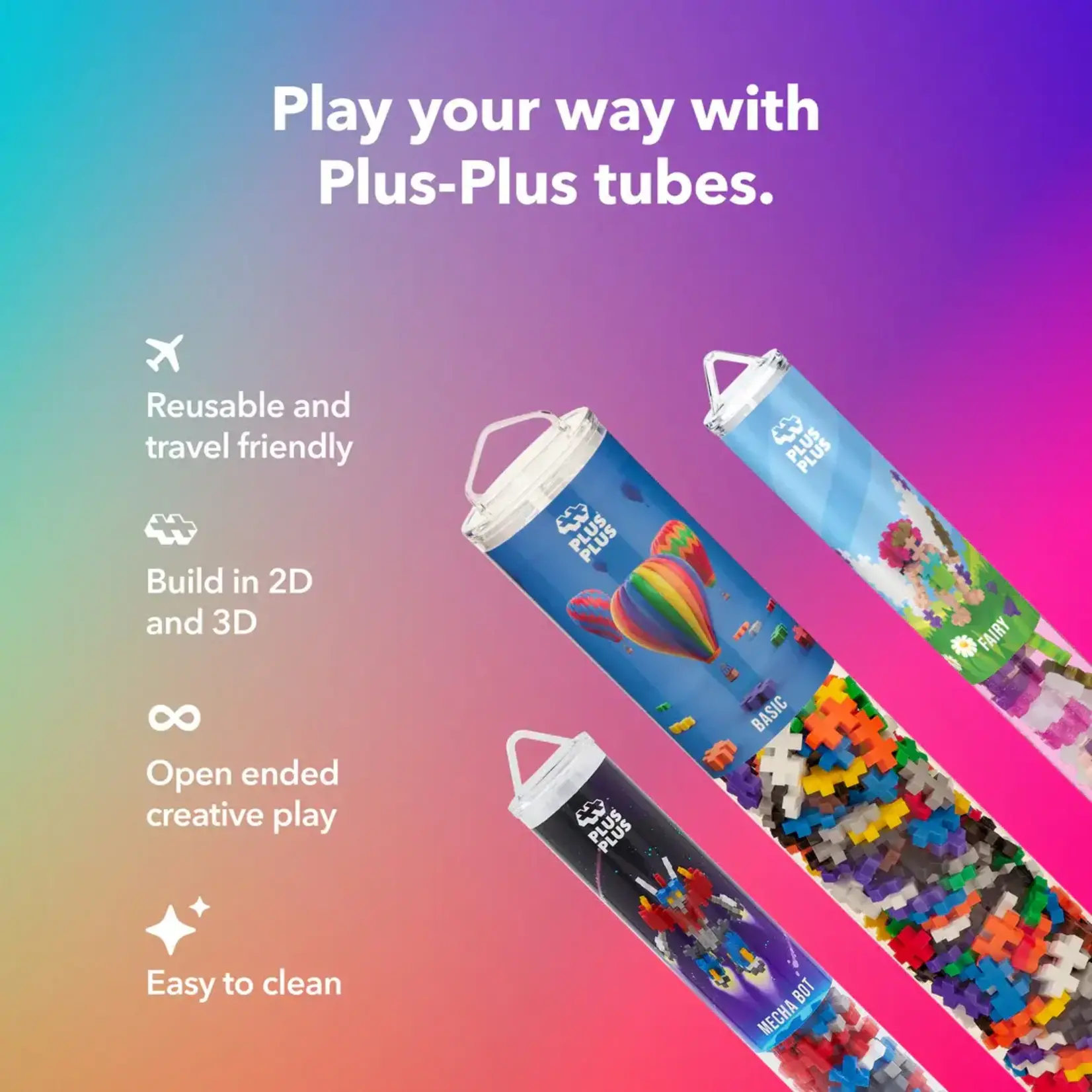 Plus-Plus Plus-Plus Tube - Alien