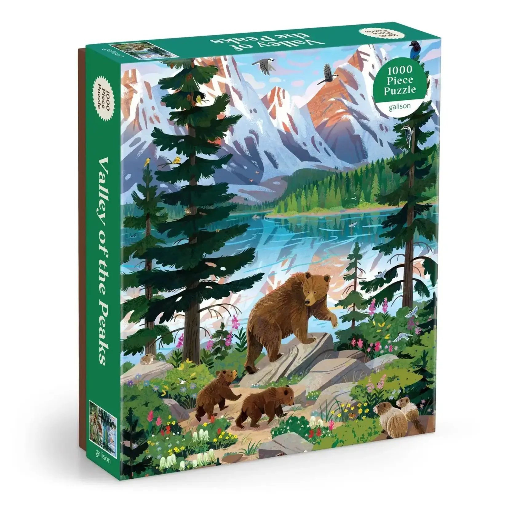 Galison Valley of the Peaks 1000 Piece Puzzle