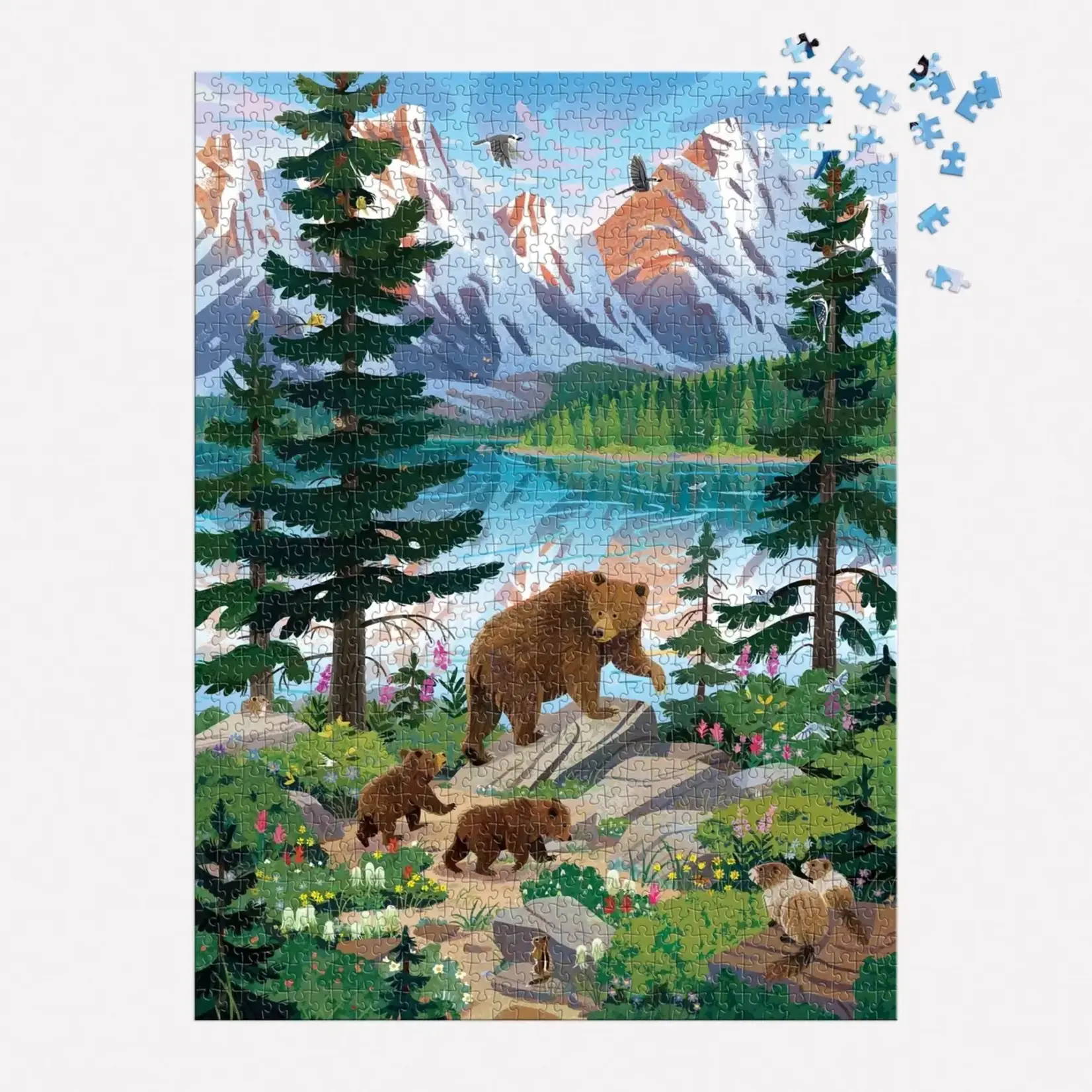 Galison Valley of the Peaks 1000 Piece Puzzle