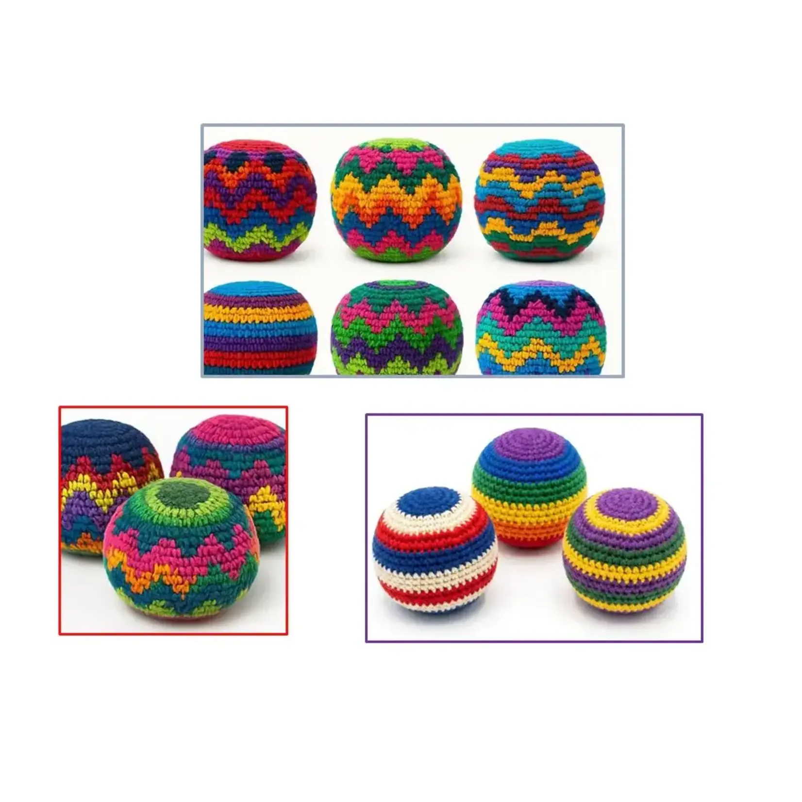 Knitted Kick Sack/Hacky Sack