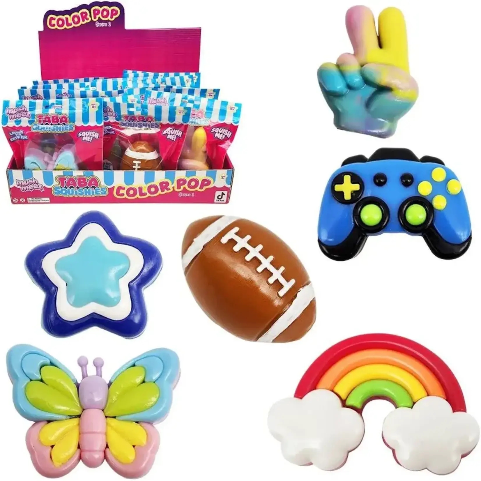 Beverly Hills Teddy Bear Company Mushmeez Color Pop Taba Squishy