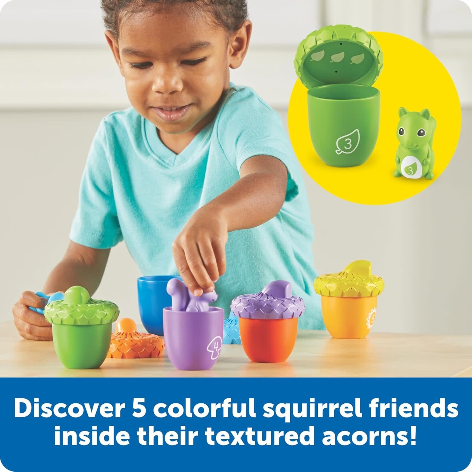Learning Resources Snap and Learn Surprise Squirrels