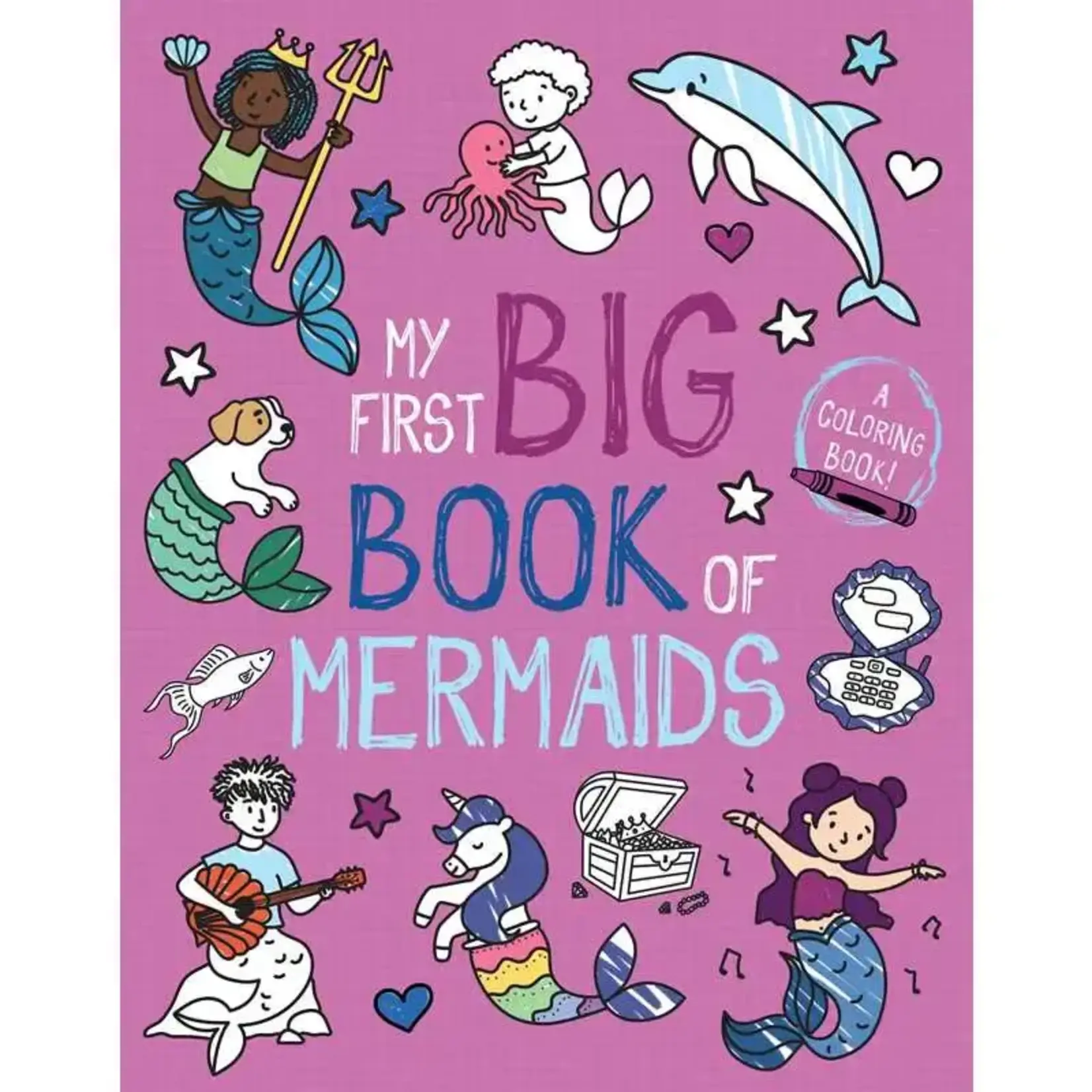 Simon and Schuster My First Big Coloring Book of Mermaids